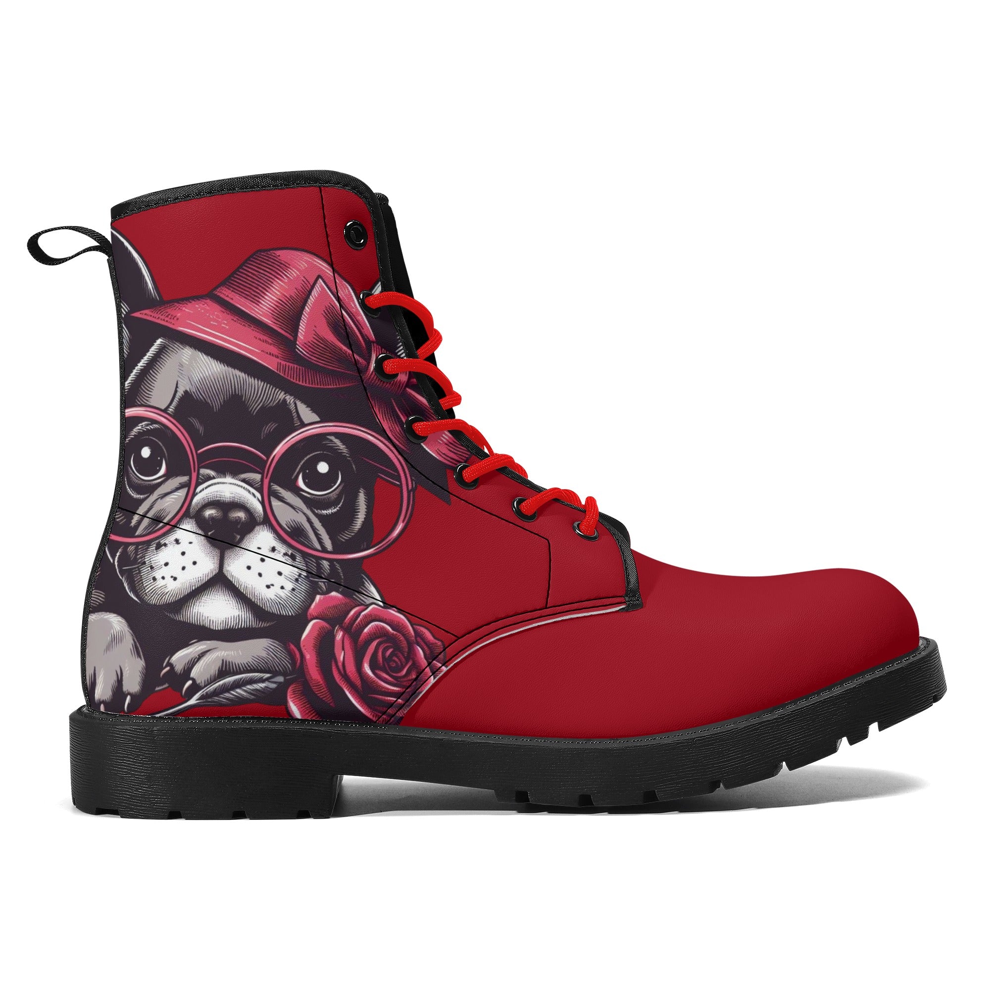 Mia French Bulldog Ankle Booties for Frenchie Enthusiasts-fadou