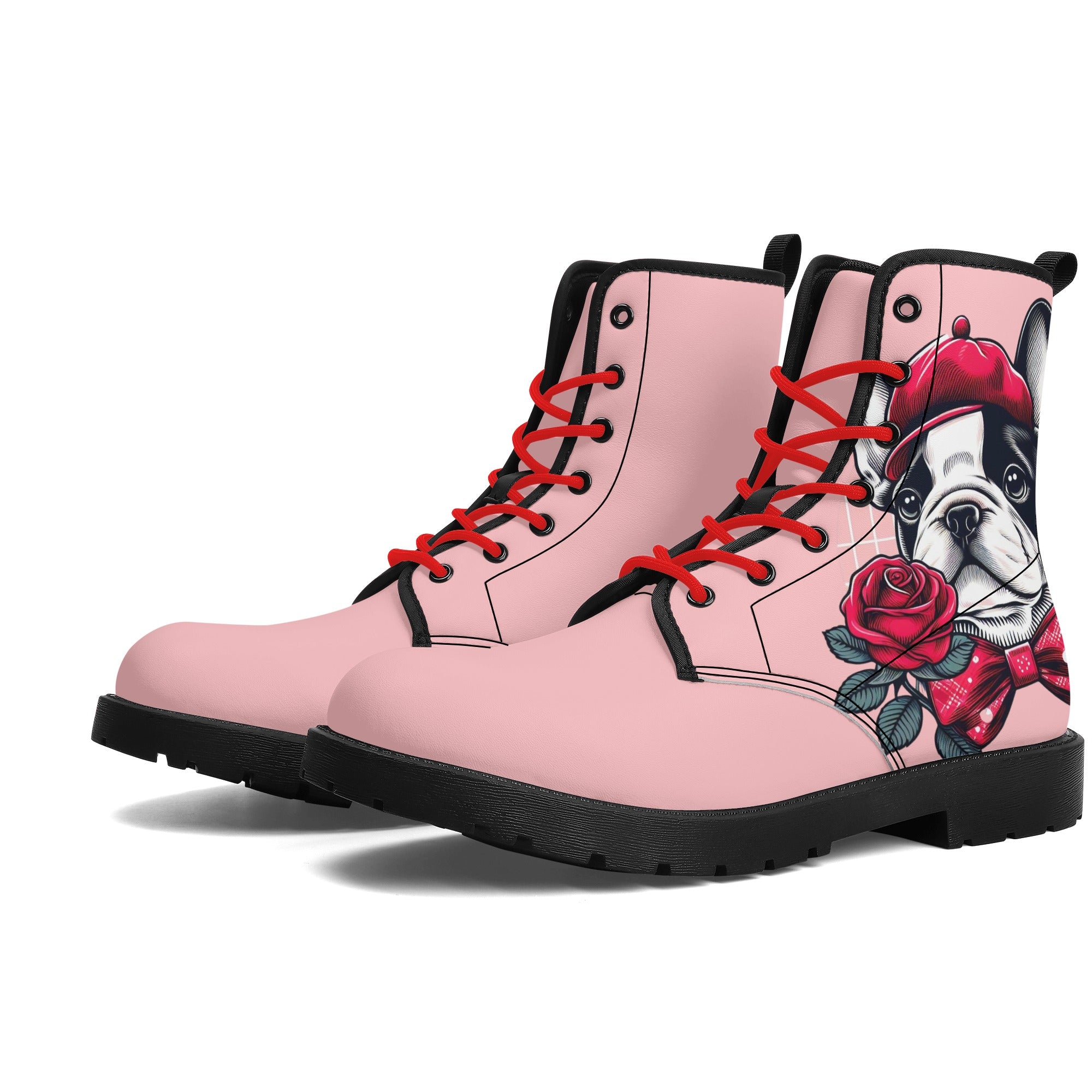 Piper - Leather Boots for French Bulldog Owners and Fans-fadou