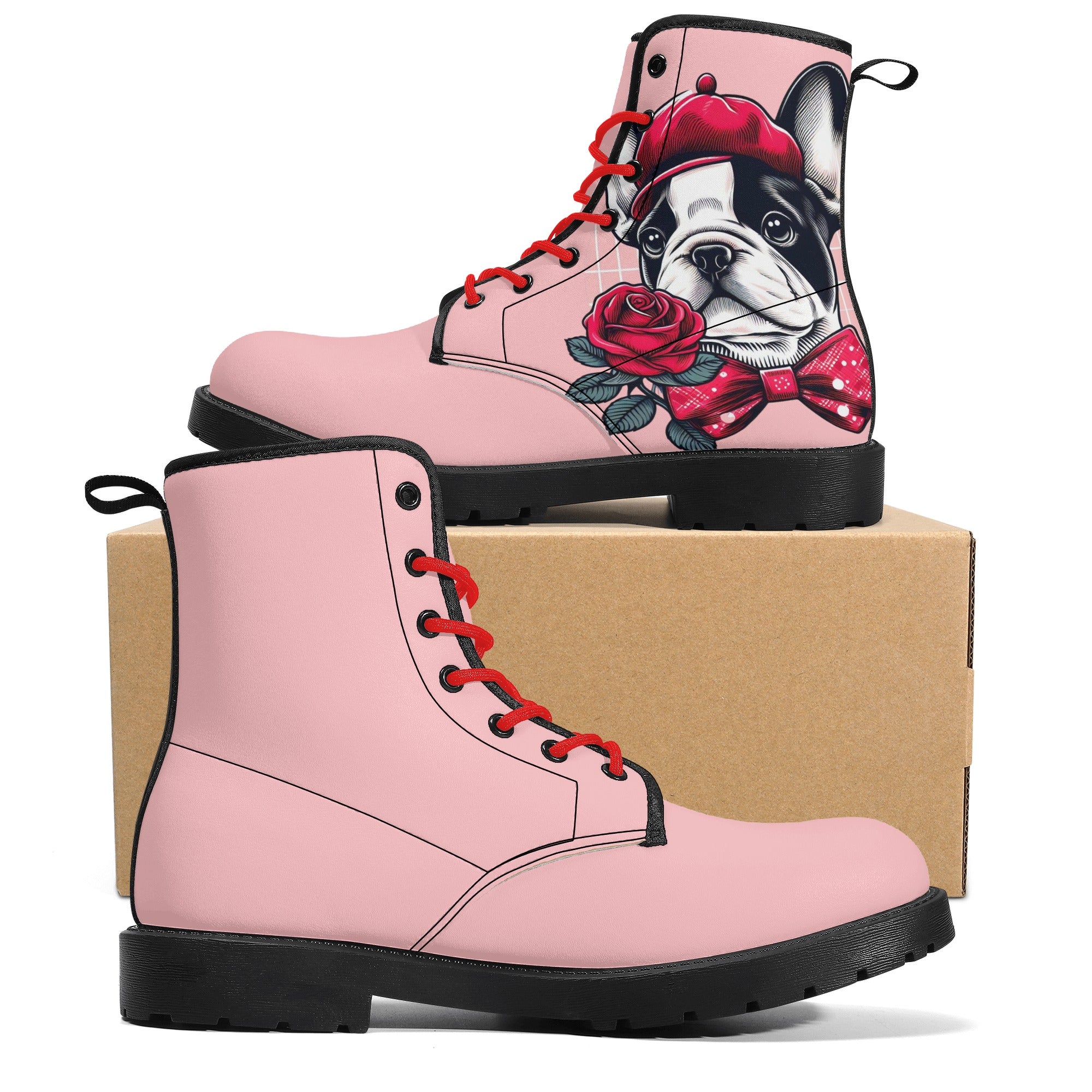 Piper - Leather Boots for French Bulldog Owners and Fans-fadou