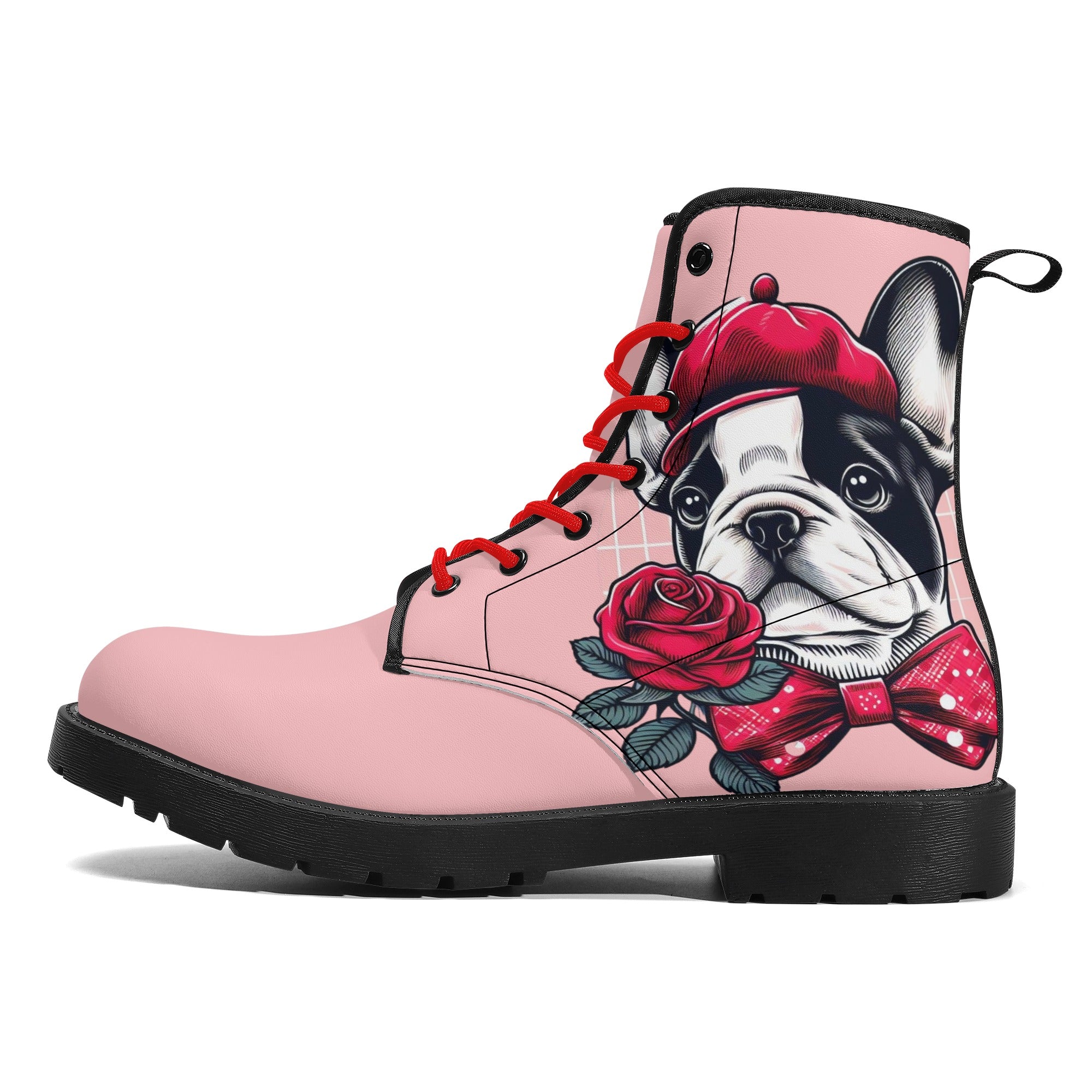 Piper - Leather Boots for French Bulldog Owners and Fans-fadou