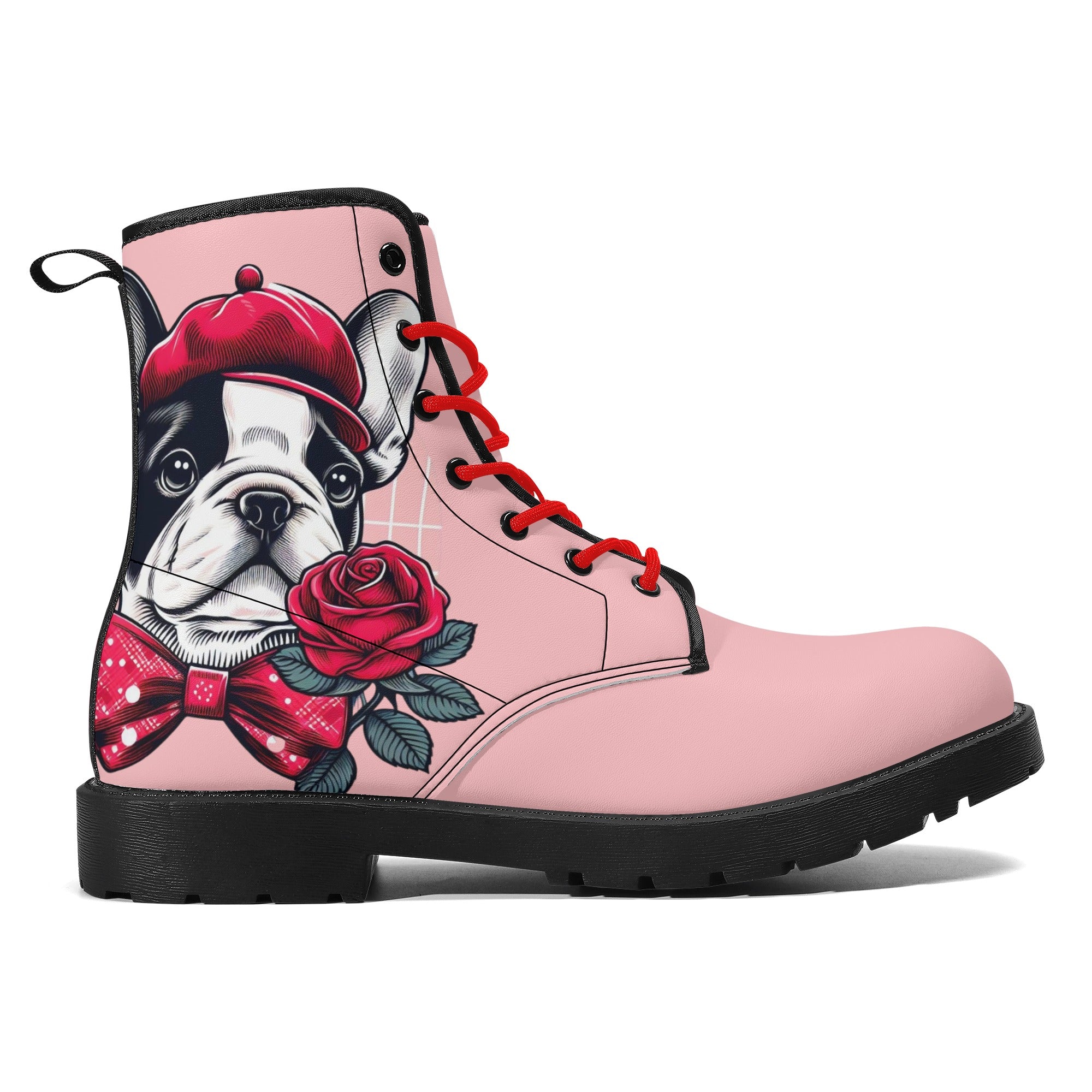 Piper - Leather Boots for French Bulldog Owners and Fans-fadou