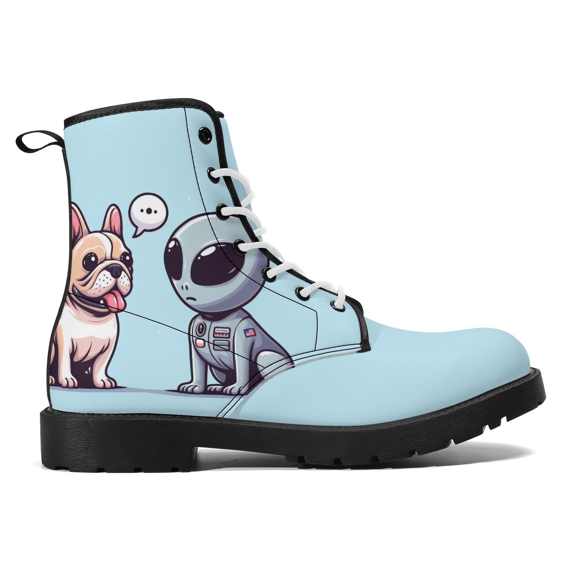 Lily French Bulldog Casual Boots for Frenchie Enthusiasts-fadou