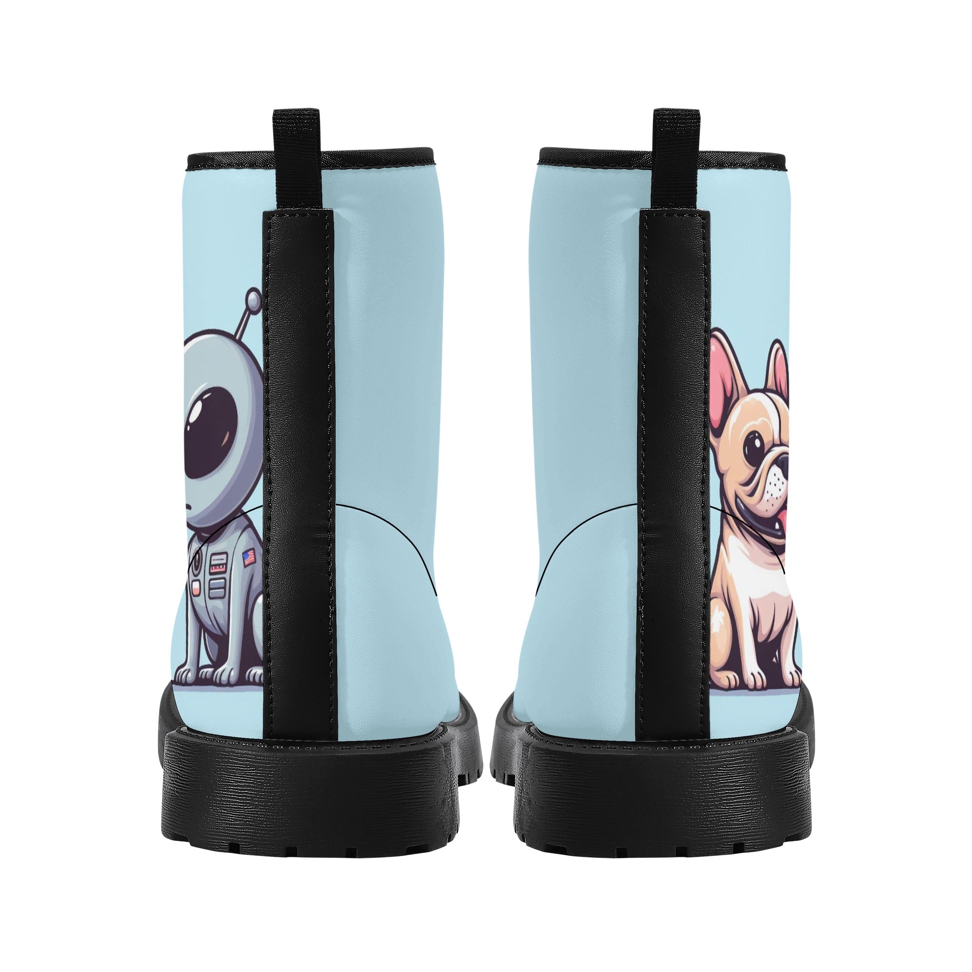 Lily French Bulldog Casual Boots for Frenchie Enthusiasts-fadou