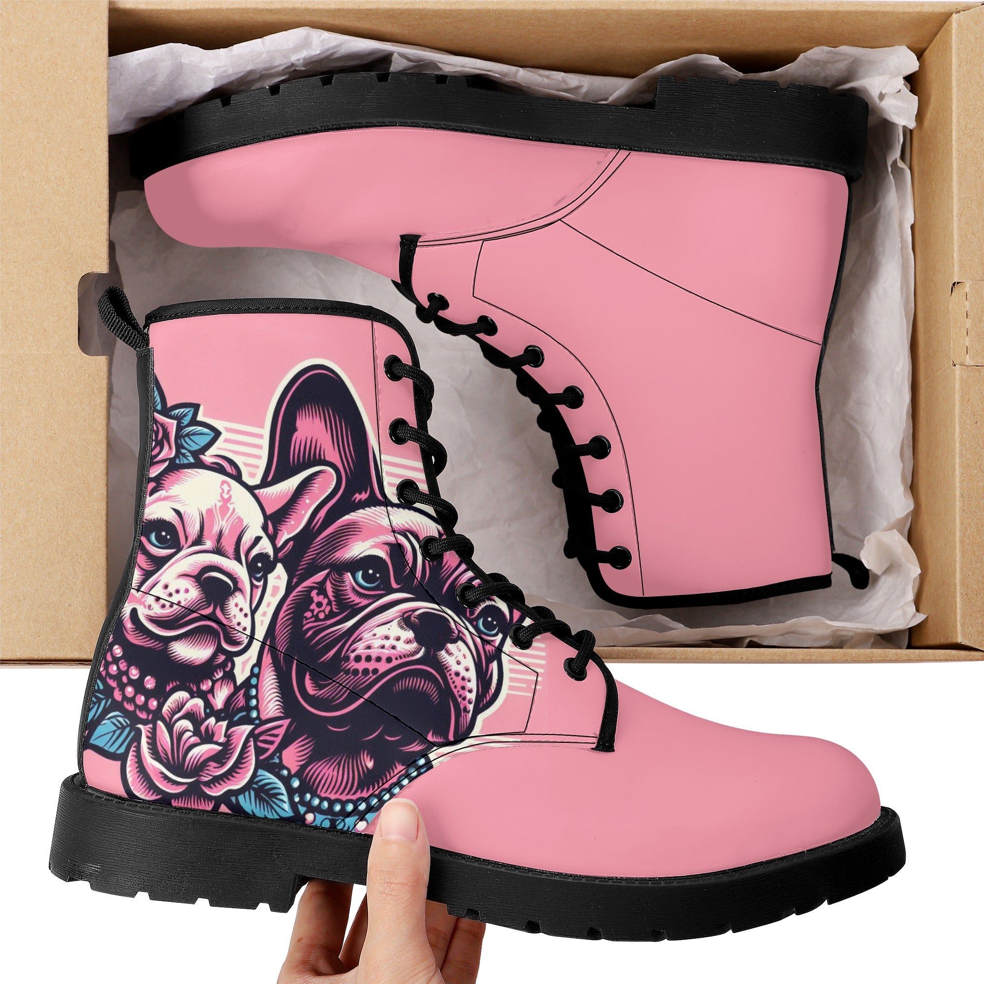 Nala French Bulldog Fashion Boots for Frenchie Enthusiasts-fadou