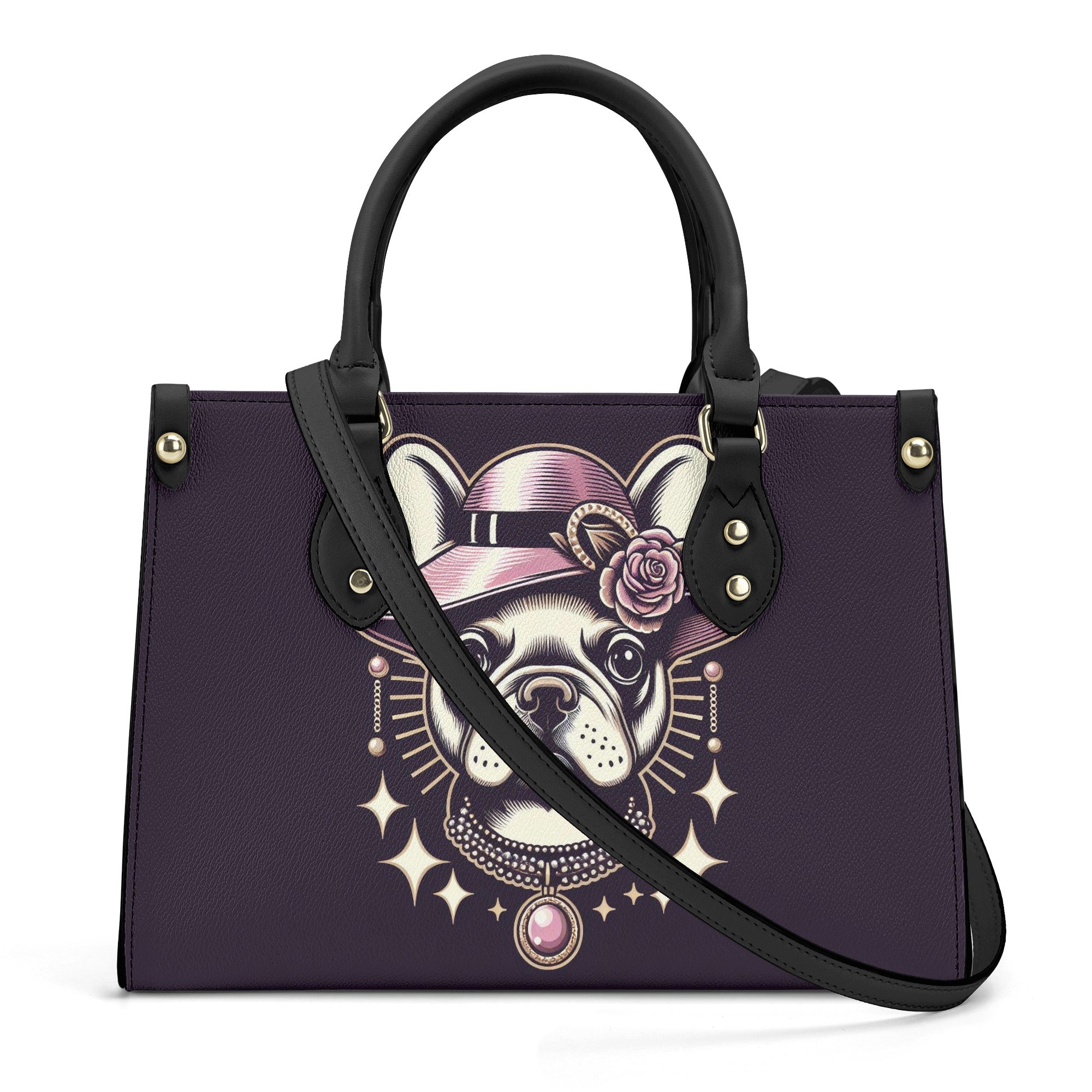 Sofía French Bulldog Canvas Carryall for Bulldog Owners-fadou