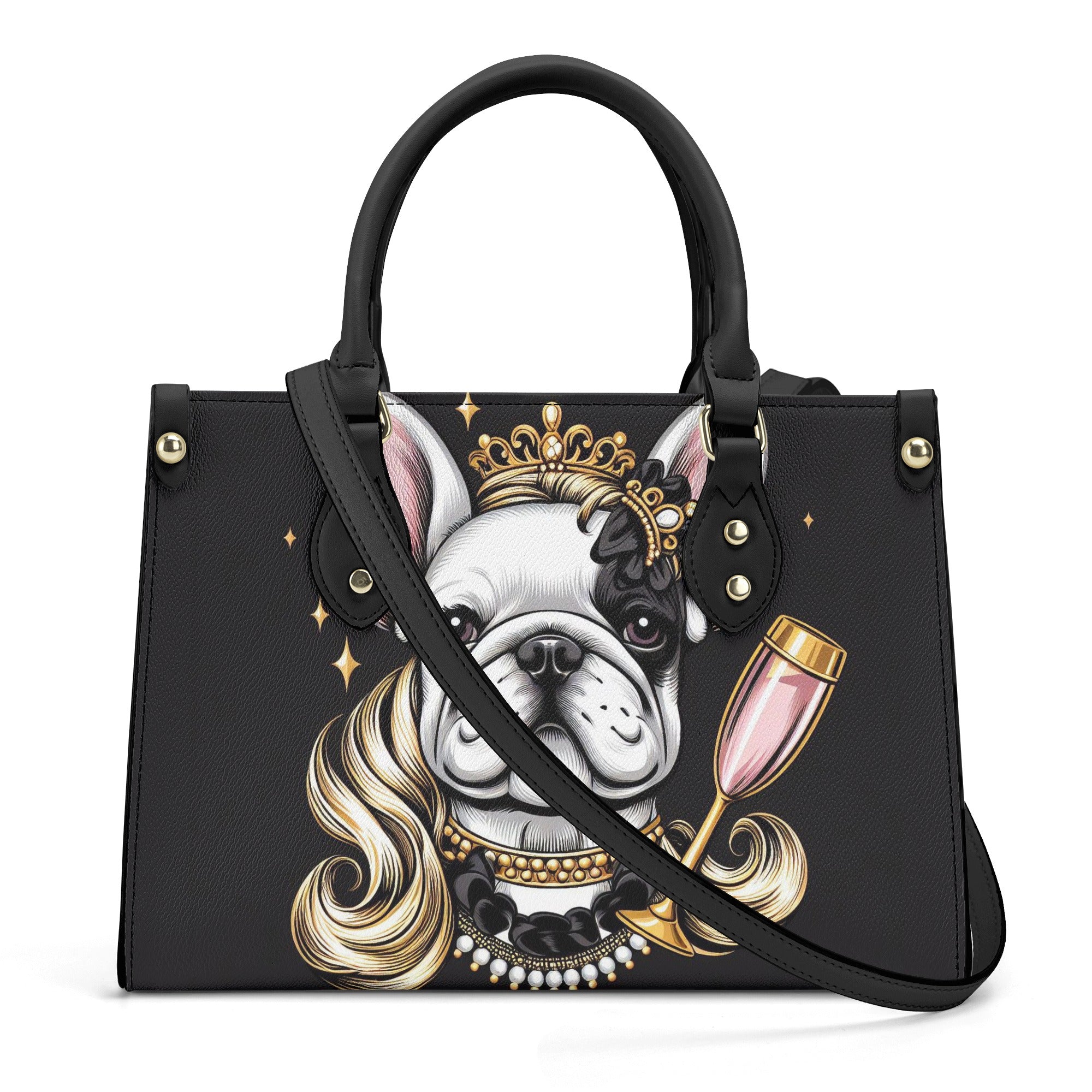 Nova Frenchie Shoulder Handbag for Frenchie Enthusiasts-fadou