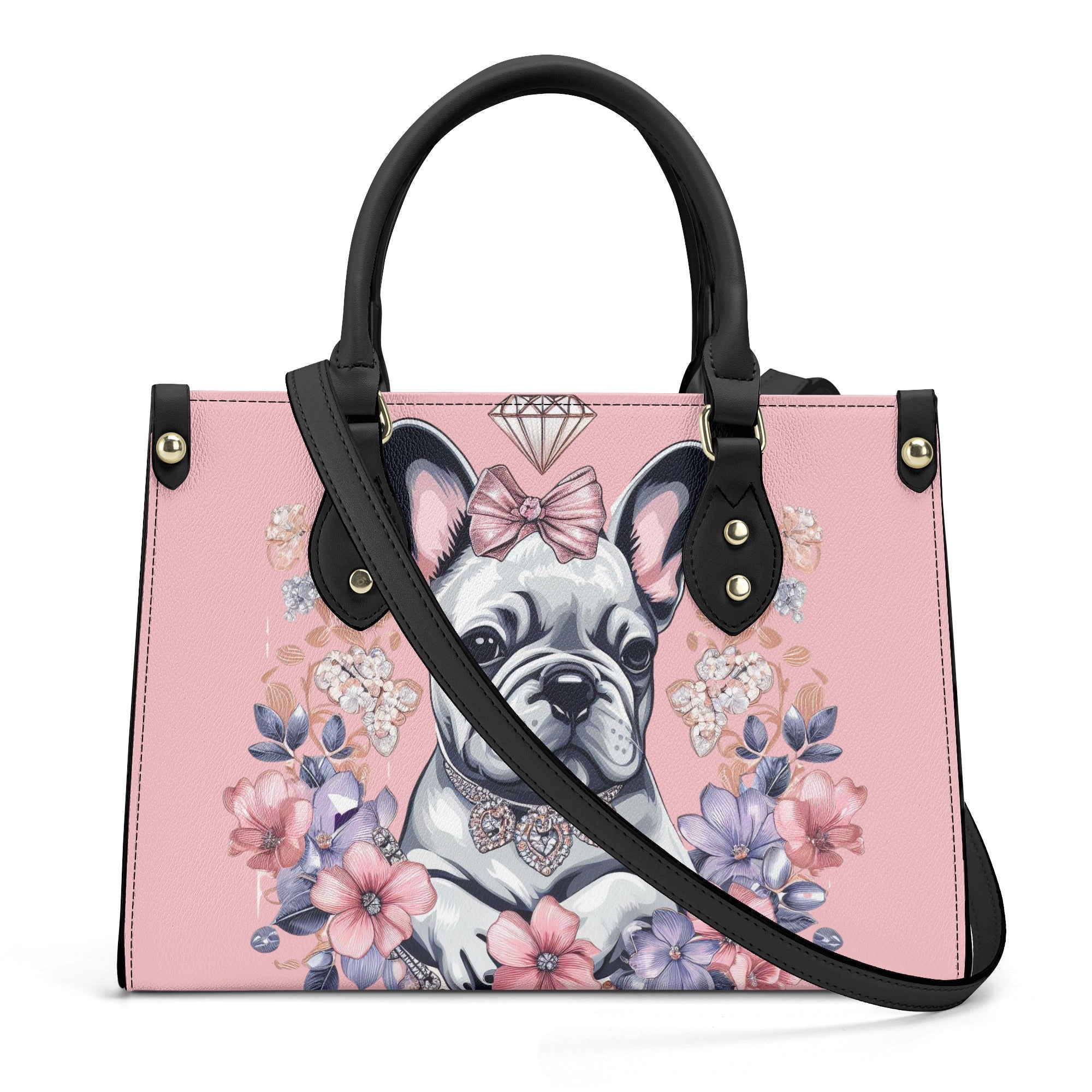 French Bulldog Luxury Canvas Carryall for Dog Moms & Dads-fadou