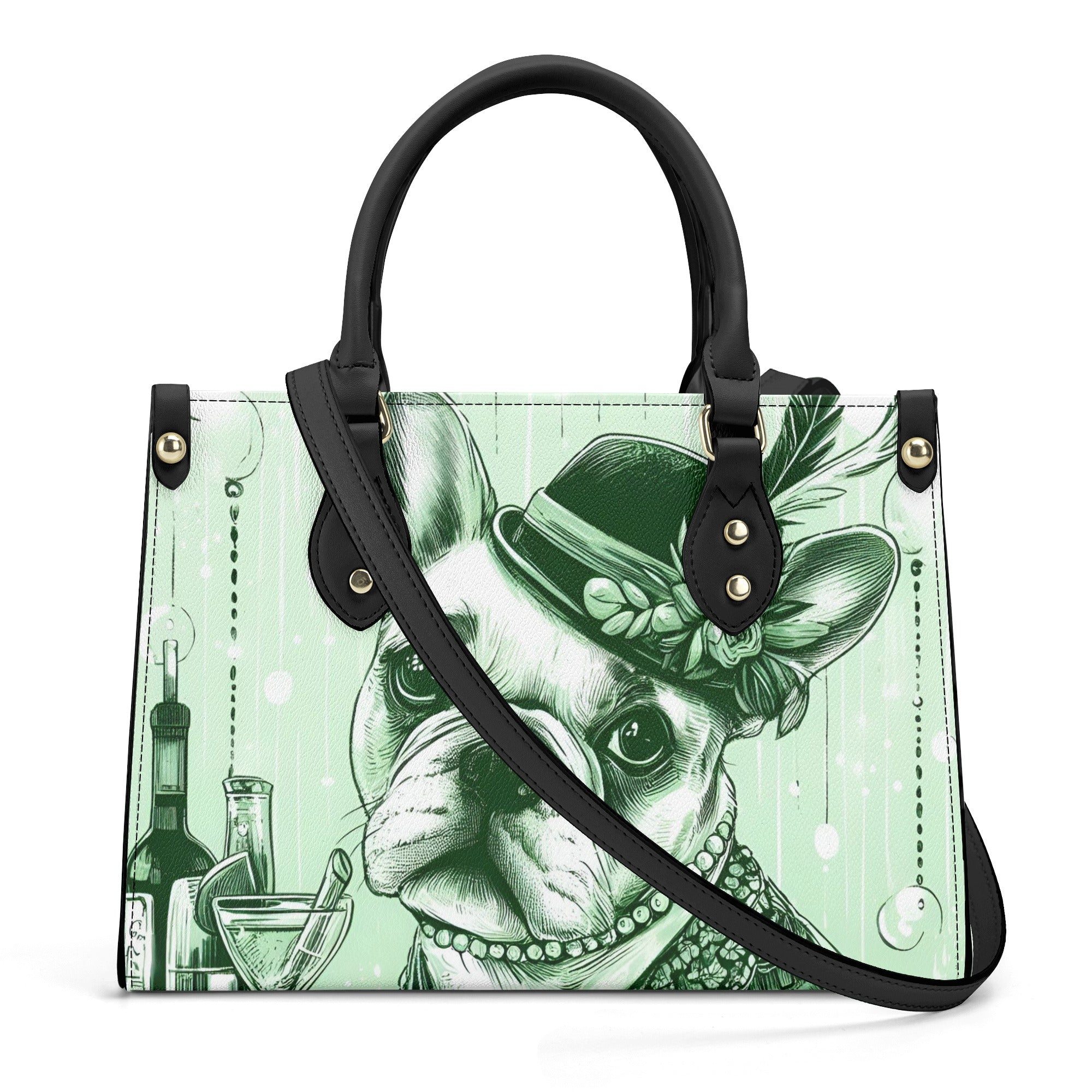 French Bulldog Luxury Canvas Carryall for Bulldog Owners-fadou