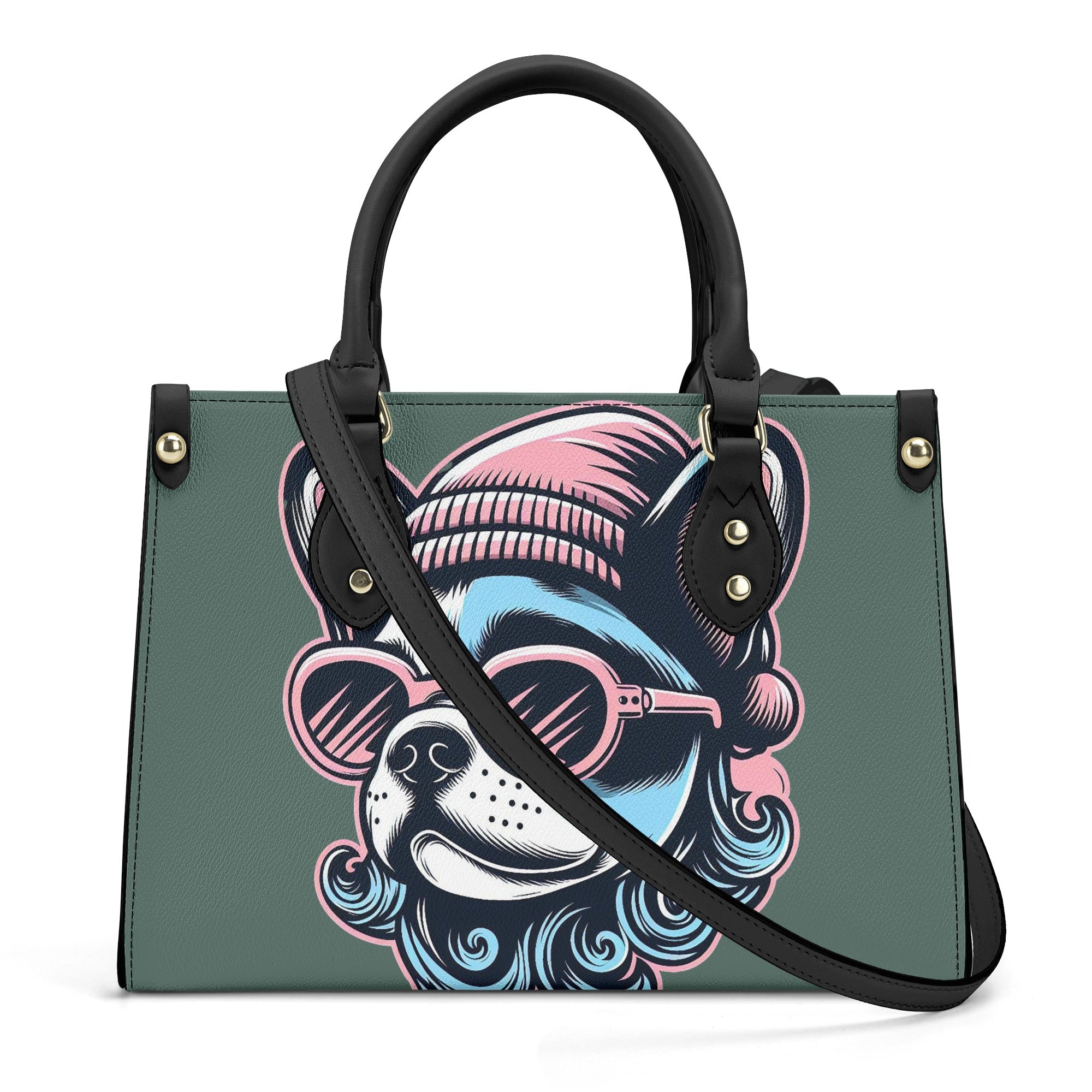 Molly French Bulldog Shoulder Handbag for Everyday Wear-fadou