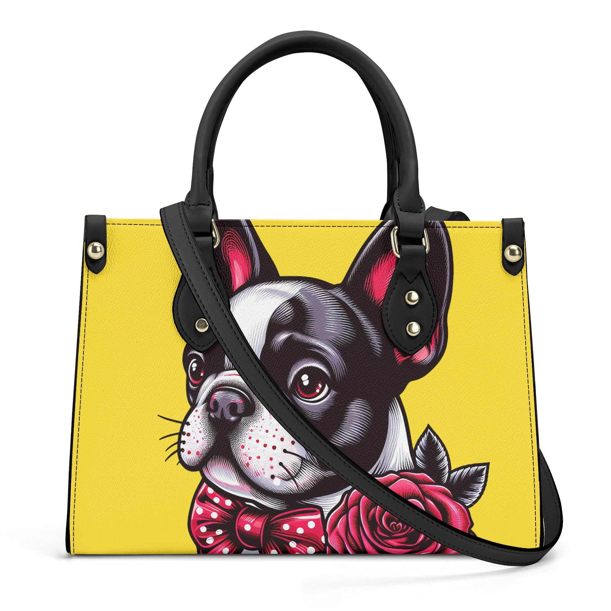 French Bulldog Luxury Shoulder Handbag for Everyday Wear-fadou