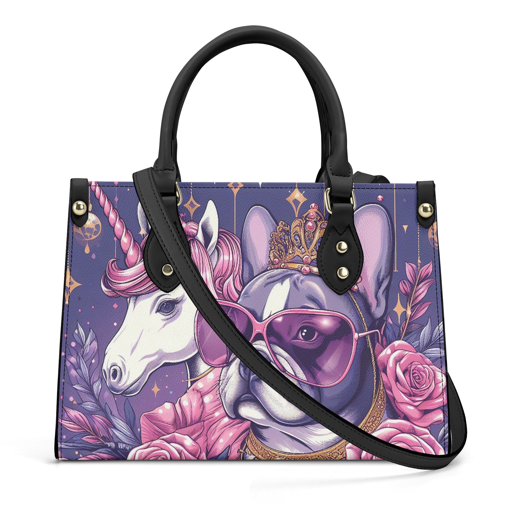 Riley Frenchie Canvas Carryall for Frenchie Enthusiasts-fadou