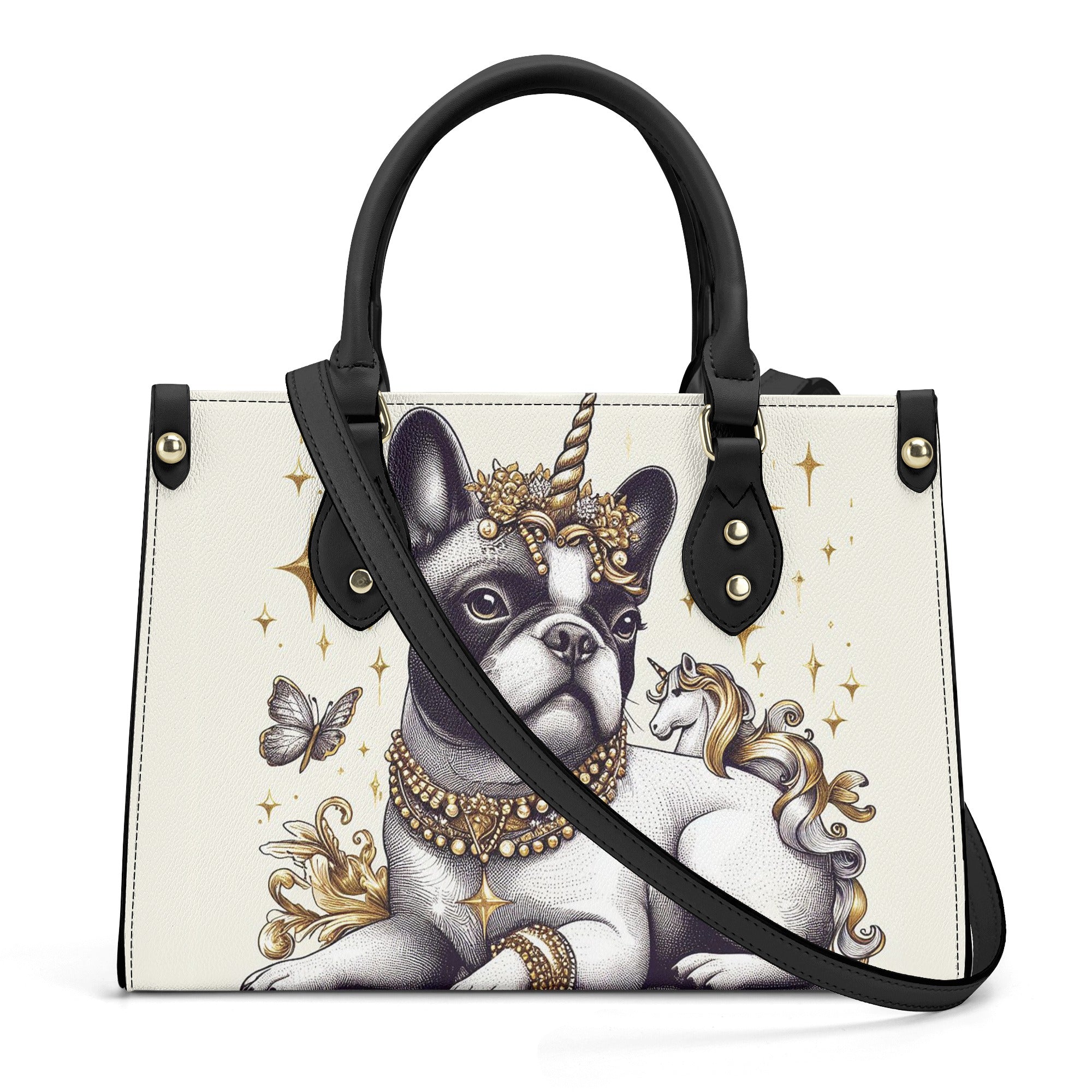 Winnie Luxury Shoulder Handbag for Frenchie Enthusiasts-fadou