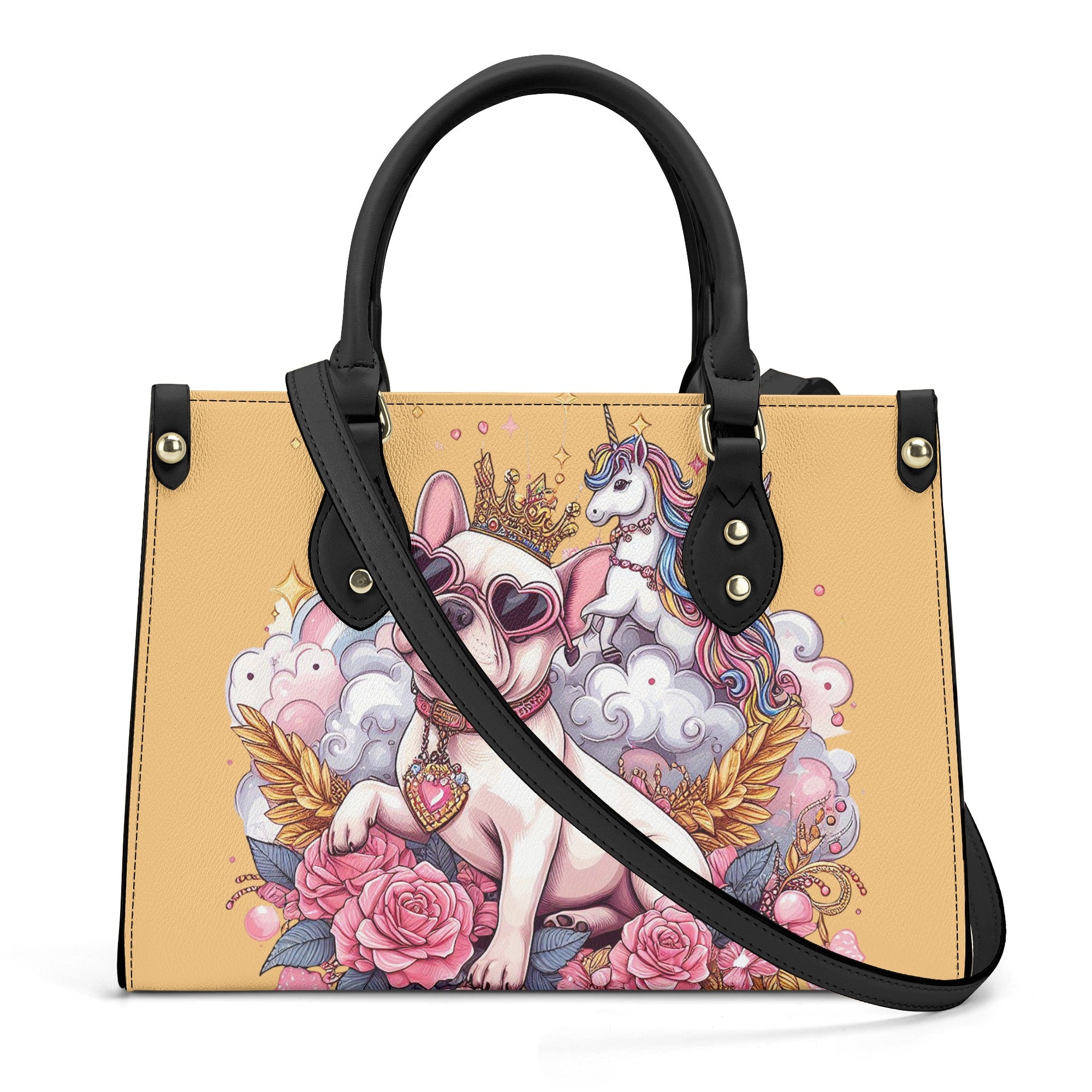 French Bulldog Luxury Everyday Tote for Dog Moms & Dads-fadou