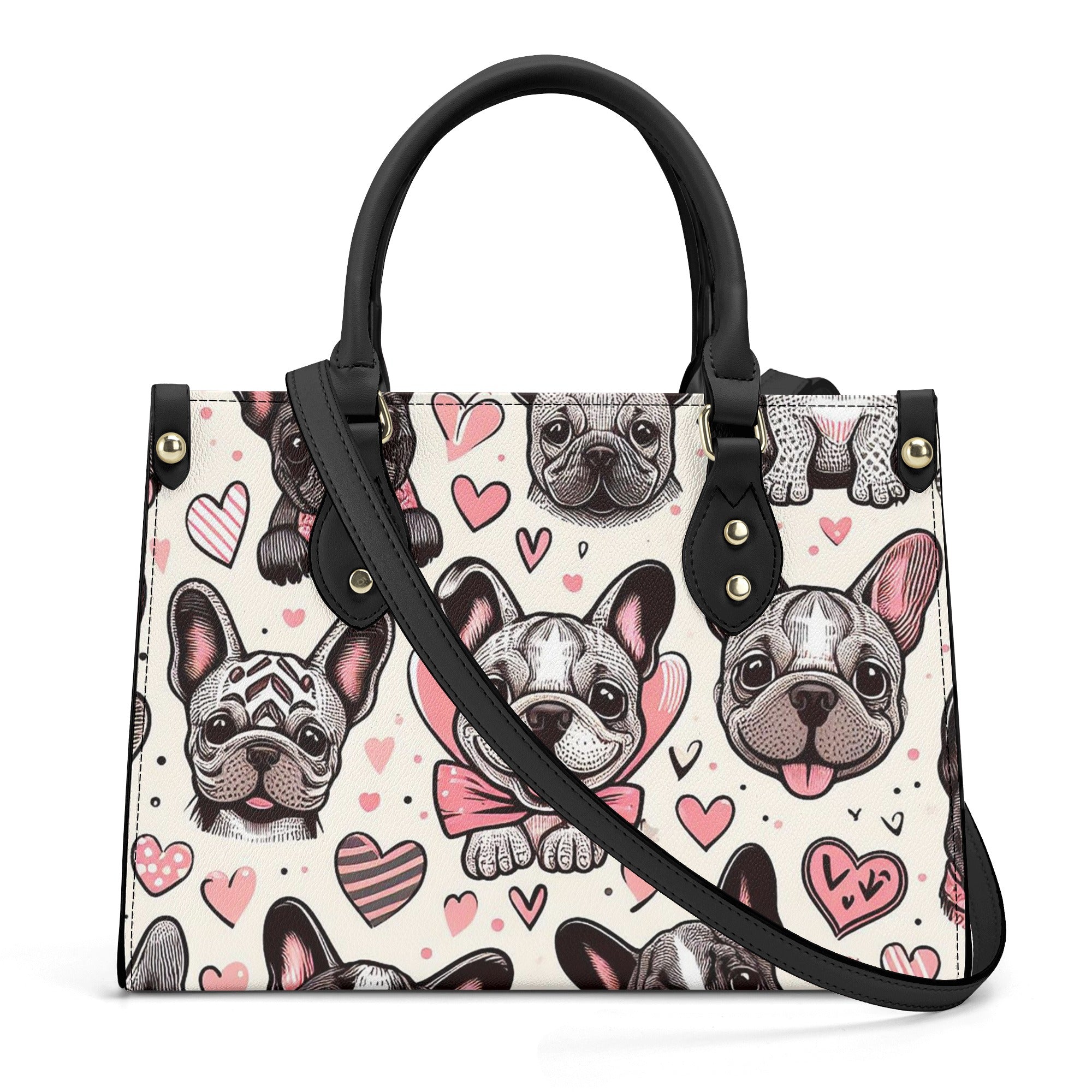 French Bulldog Luxury Canvas Carryall for Dog Park Days-fadou