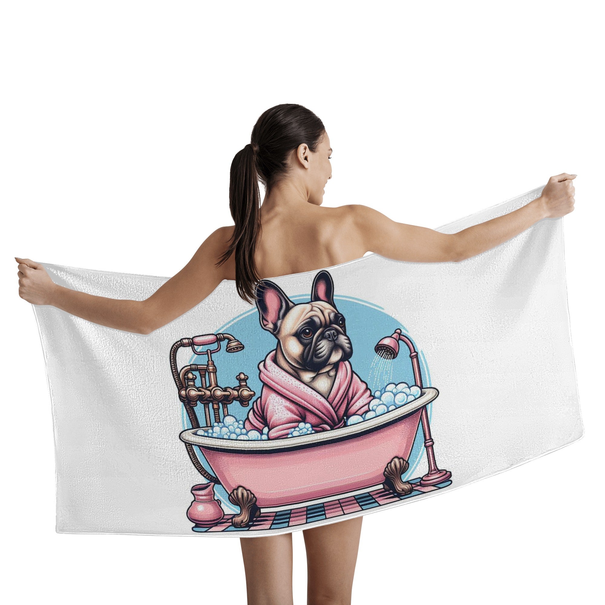 Lexi - Bath Towel for French Bulldog Owners and Fans for Frenchies-fadou