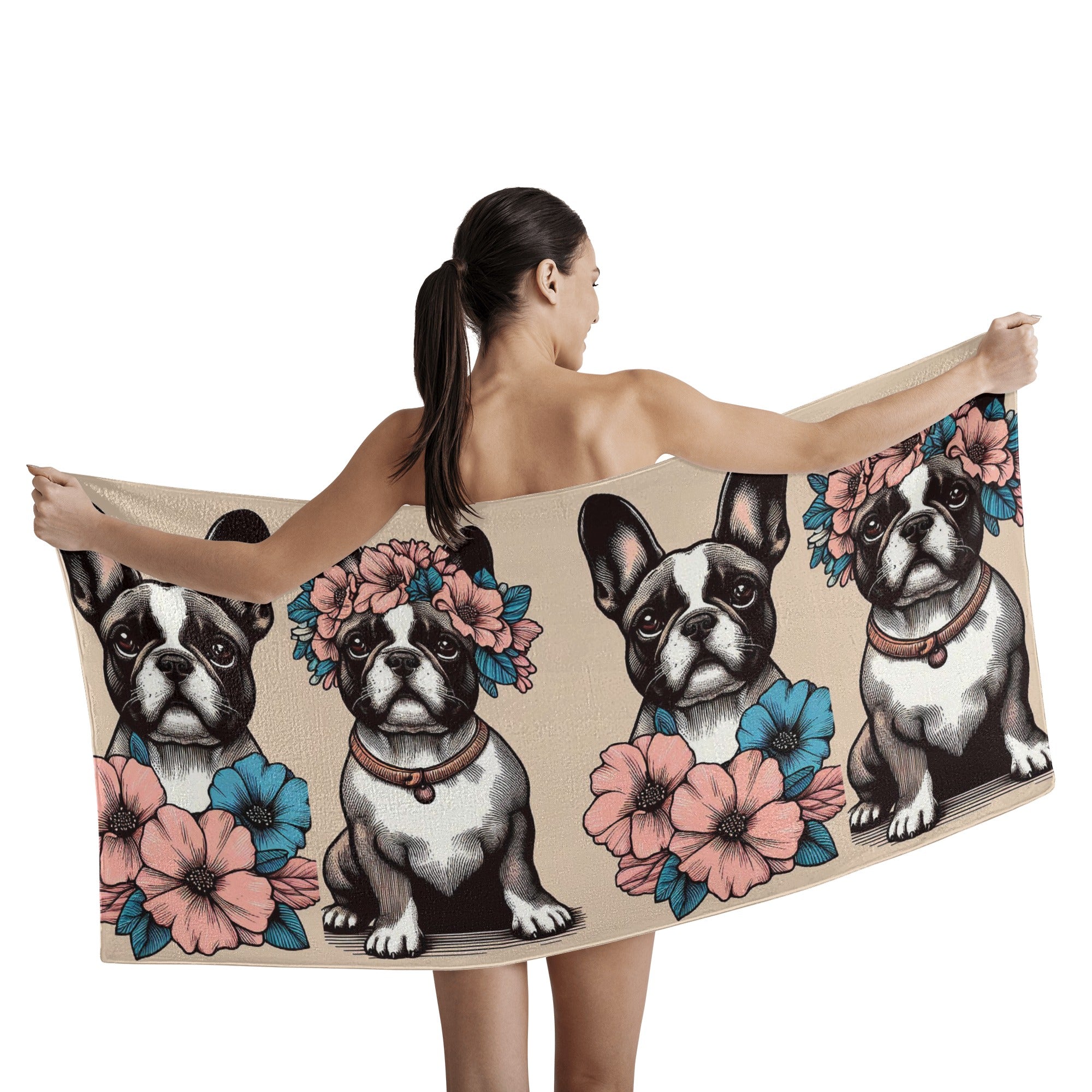 Ivy - Bath Towel for French Bulldog Owners and Fans for Frenchies-fadou