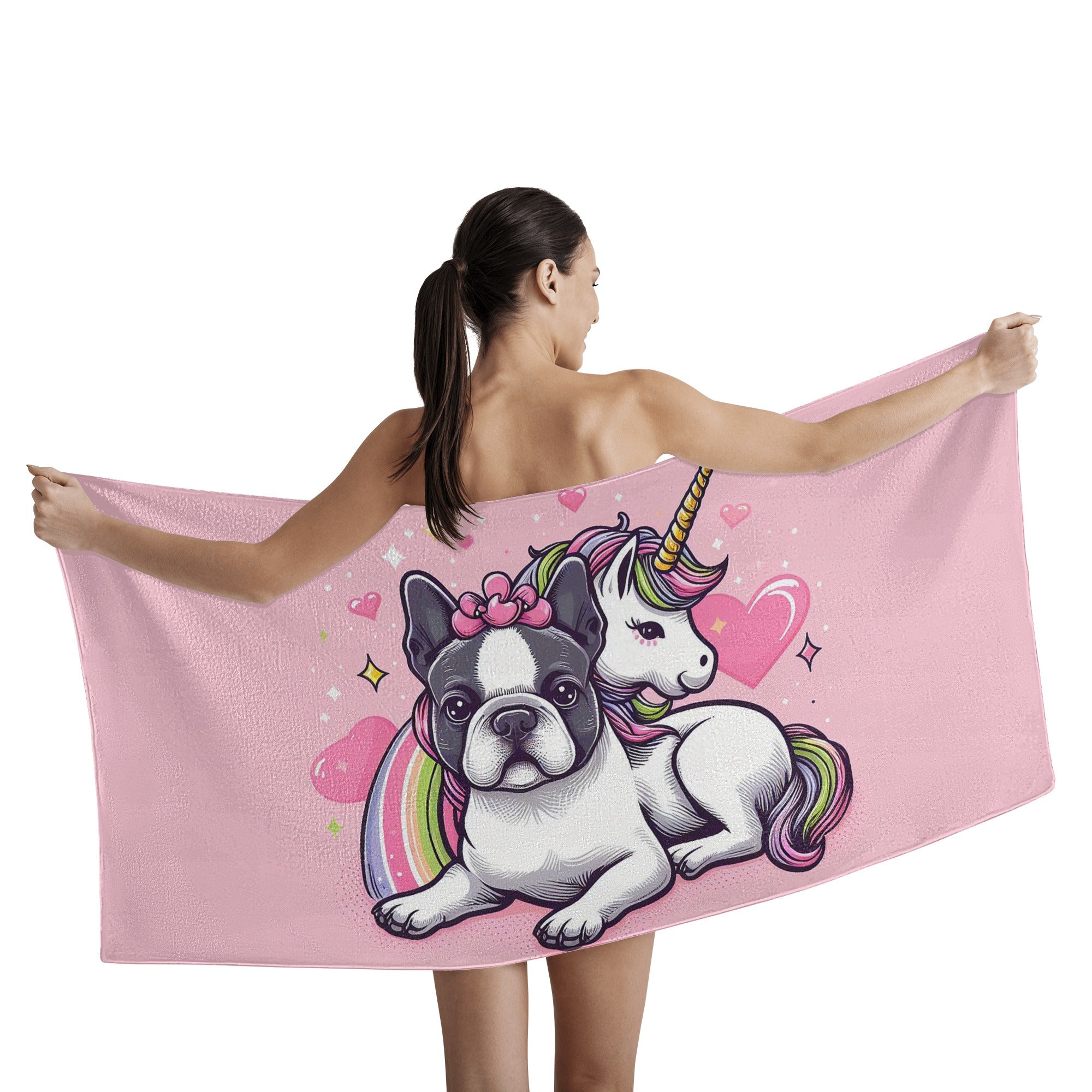 Coco - Bath Towel for French Bulldog Owners and Fans for Frenchies-fadou
