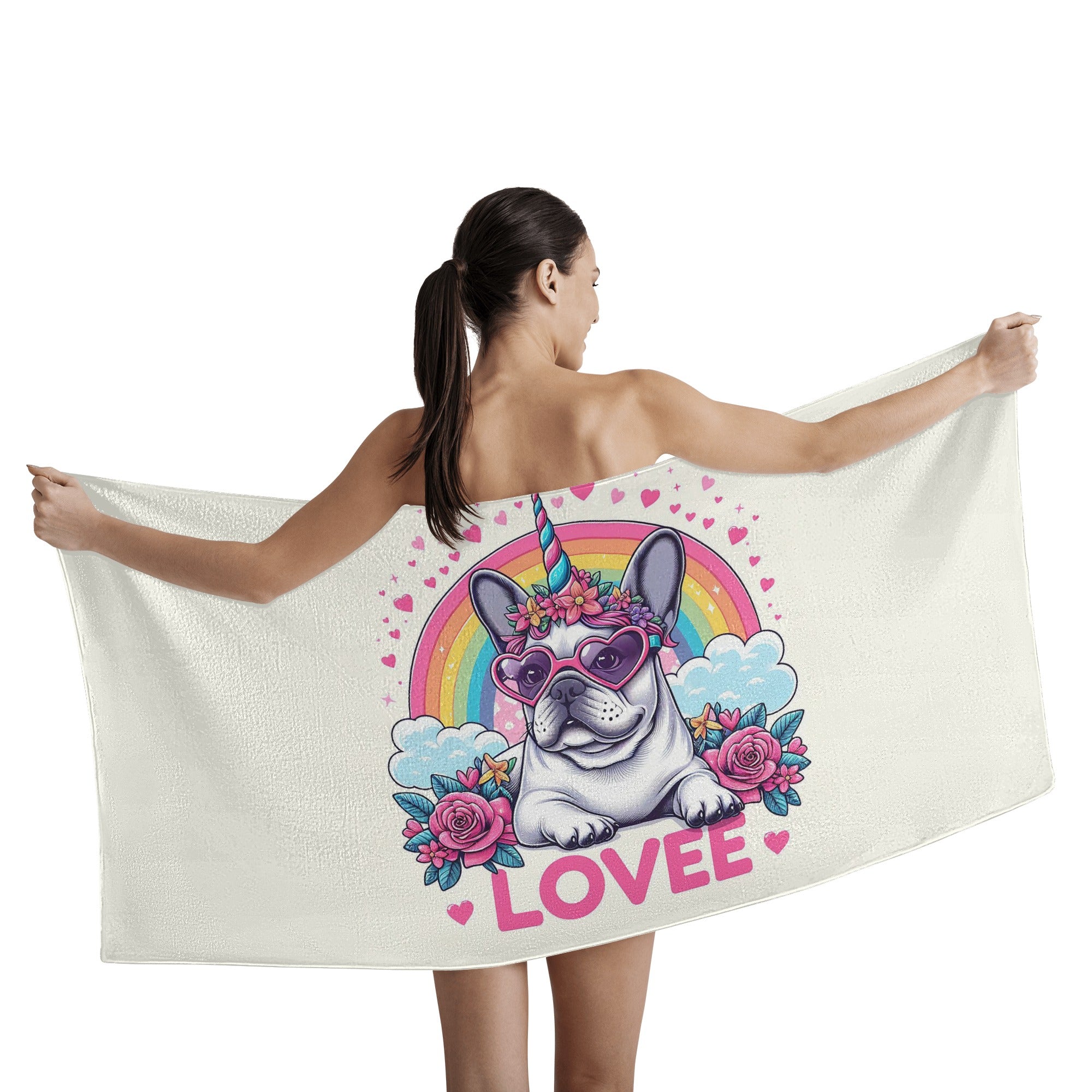 Winnie - Bath Towel for French Bulldog Owners and Fans for Frenchies-fadou