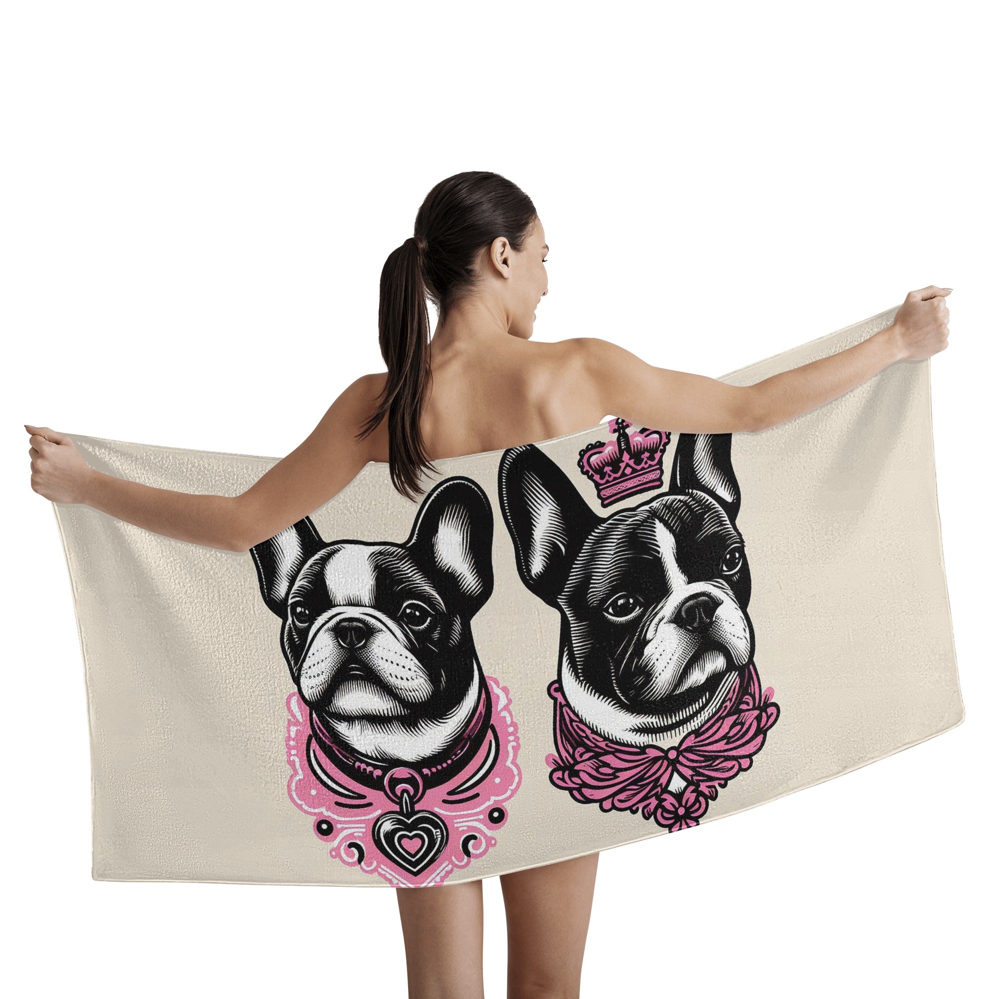 Mia - Bath Towel for French Bulldog Owners and Fans for Frenchies-fadou