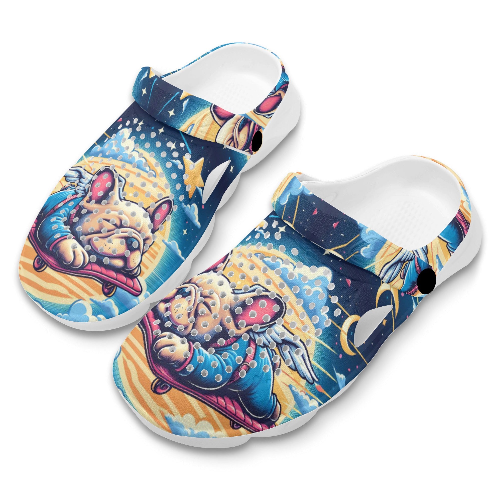 Lexi - Summer Hollow Out Clogs for Frenchie Enthusiasts-fadou