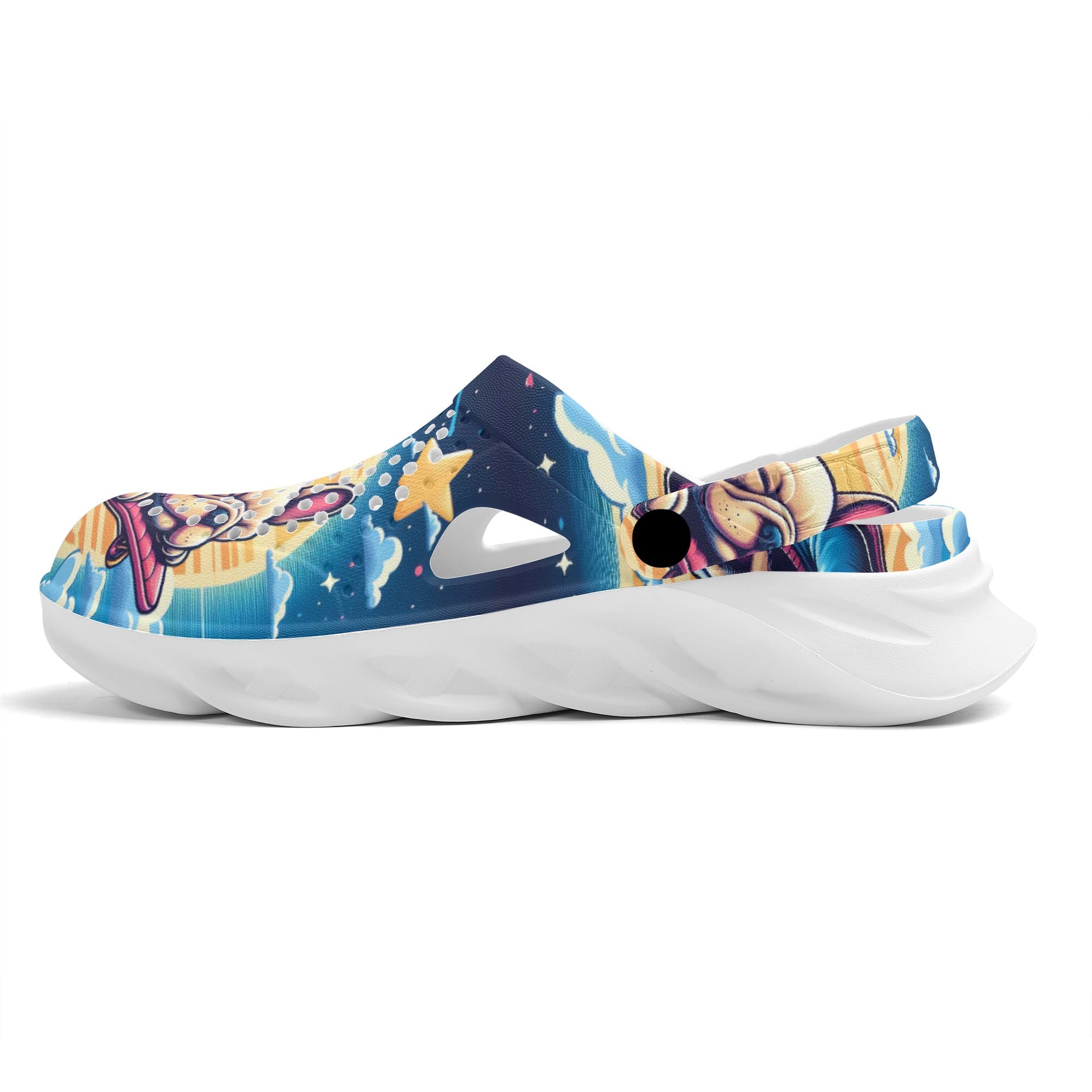 Lexi - Summer Hollow Out Clogs for Frenchie Enthusiasts-fadou