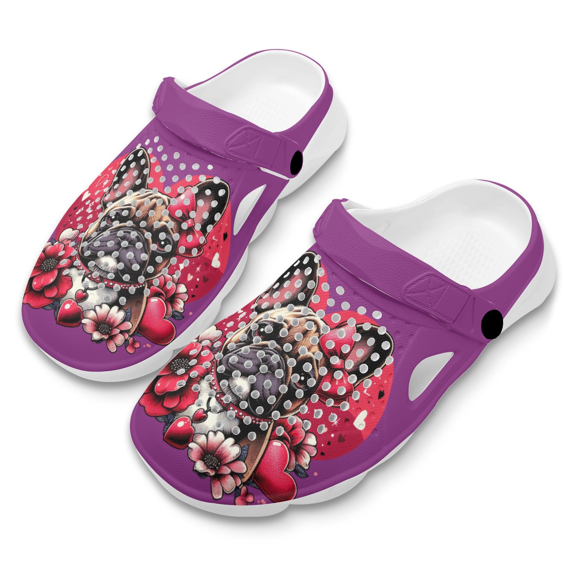 Molly - Summer Hollow Out Clogs for Frenchie Enthusiasts-fadou