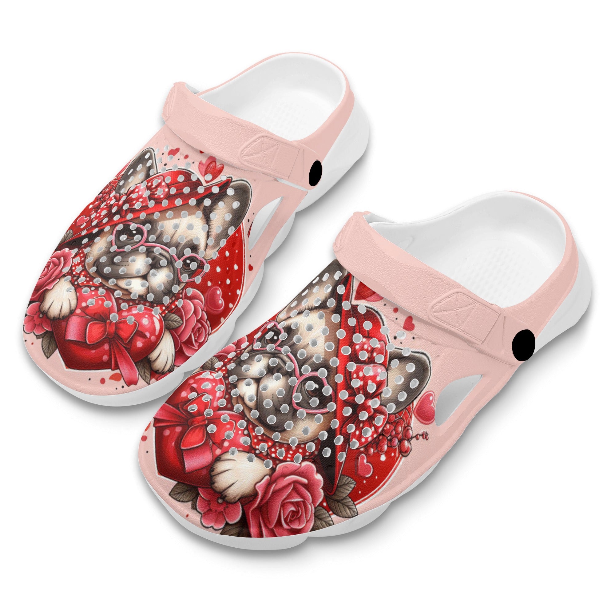 Coco - Summer Hollow Out Clogs for Frenchie Enthusiasts-fadou