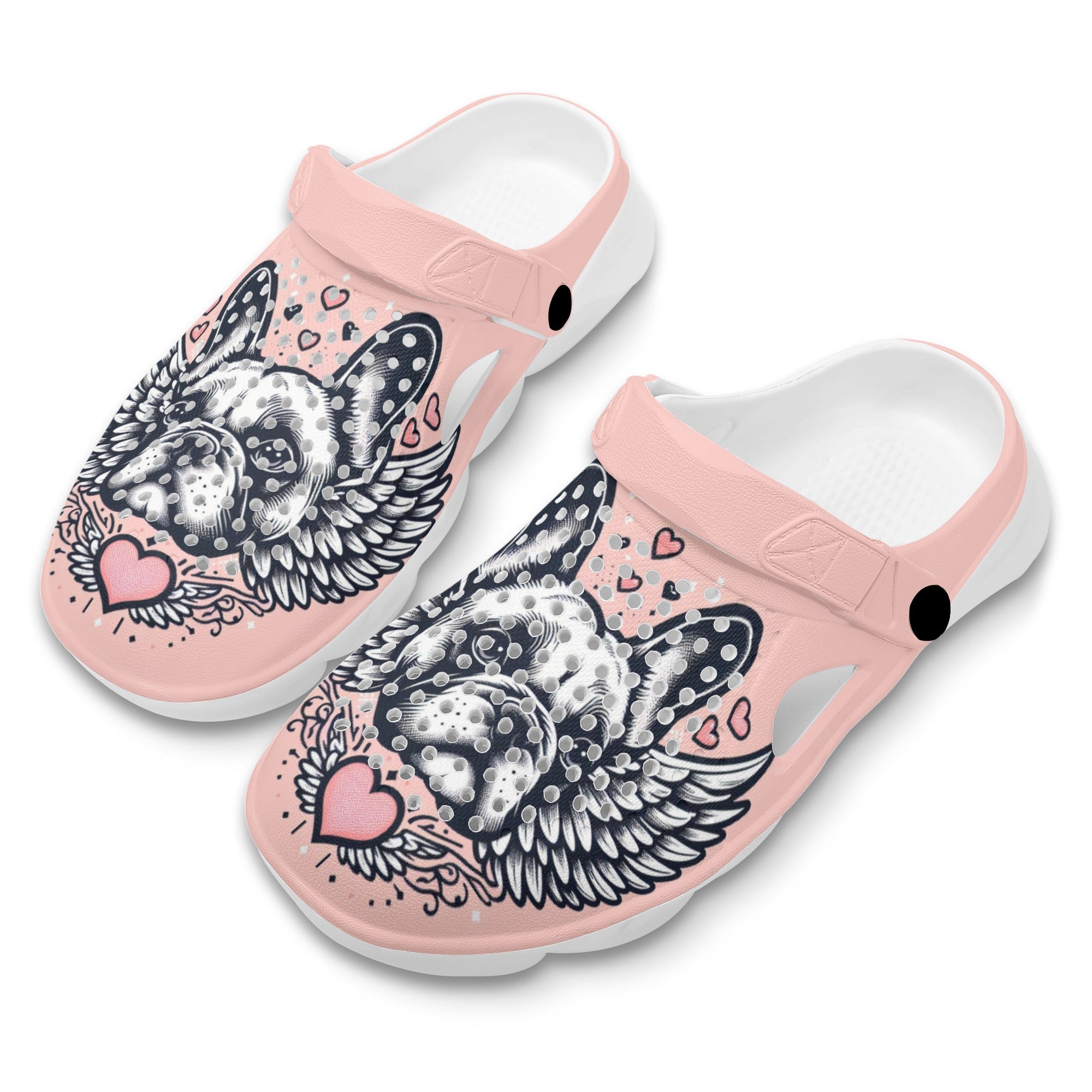 Riley - Summer Hollow Out Clogs for Frenchie Enthusiasts-fadou