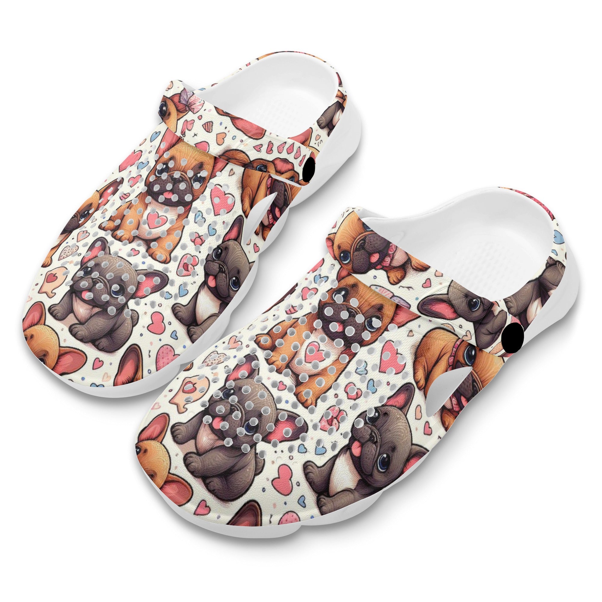 Paisley - Summer Hollow Out Clogs for Frenchie Enthusiasts-fadou