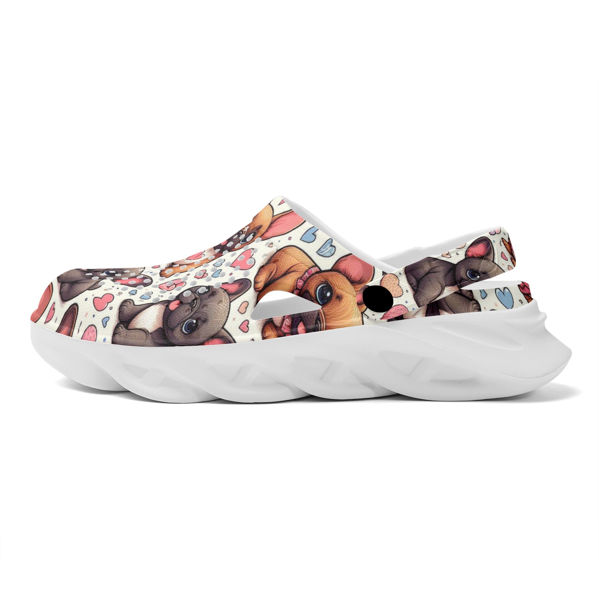 Paisley - Summer Hollow Out Clogs for Frenchie Enthusiasts-fadou