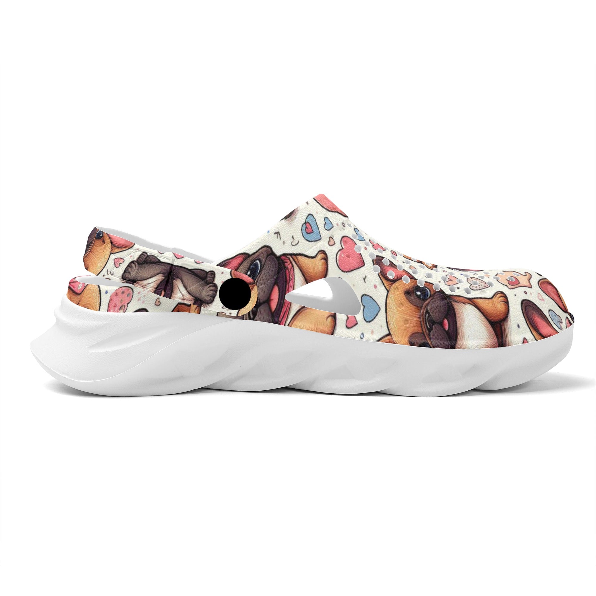 Paisley - Summer Hollow Out Clogs for Frenchie Enthusiasts-fadou