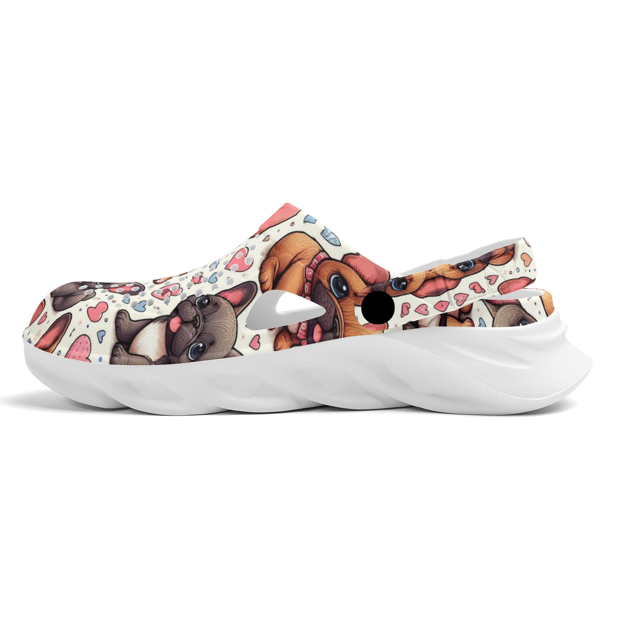 Paisley - Summer Hollow Out Clogs for Frenchie Enthusiasts-fadou