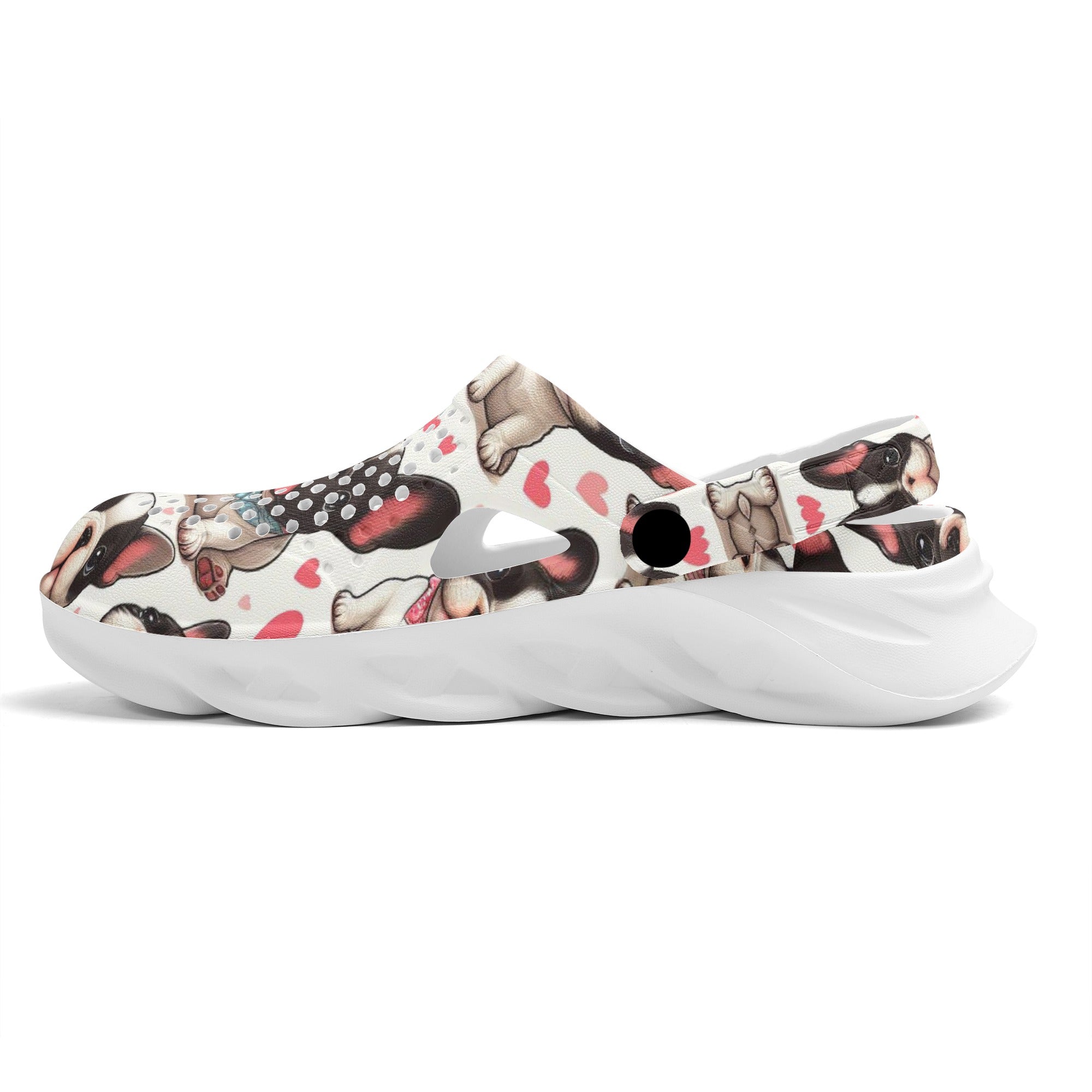 Lady - Summer Hollow Out Clogs for Frenchie Enthusiasts-fadou