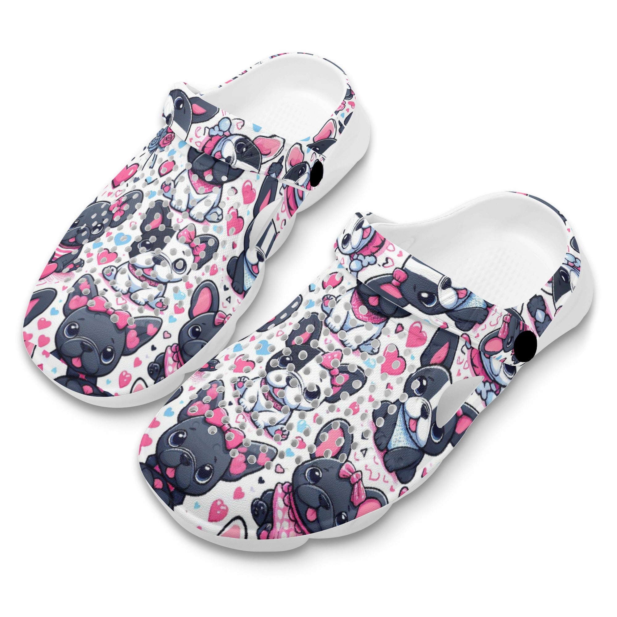 Dixie - Summer Hollow Out Clogs for Frenchie Enthusiasts-fadou