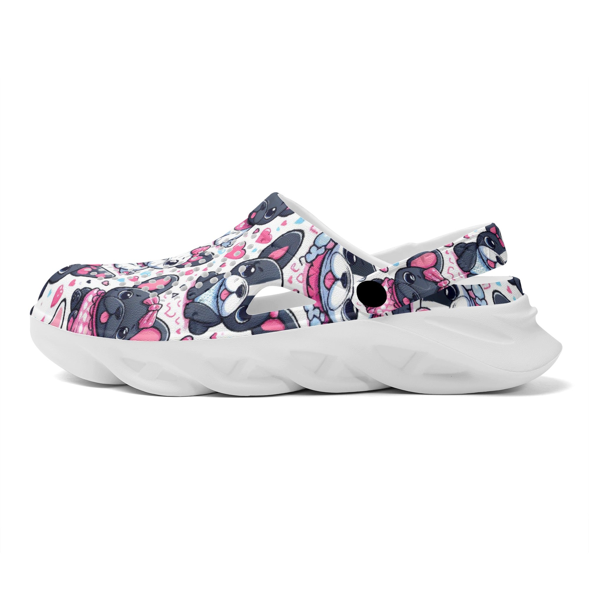 Dixie - Summer Hollow Out Clogs for Frenchie Enthusiasts-fadou