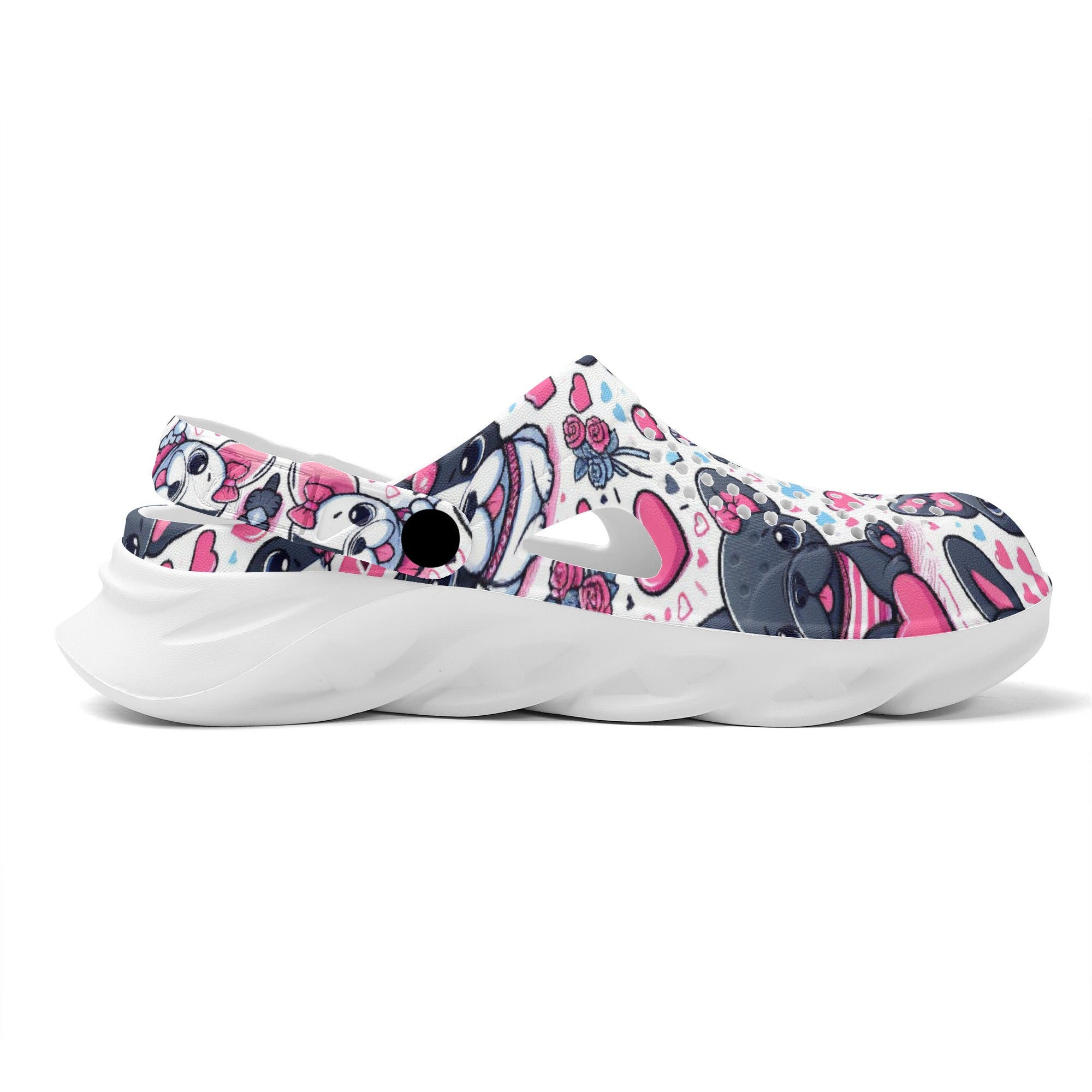 Dixie - Summer Hollow Out Clogs for Frenchie Enthusiasts-fadou