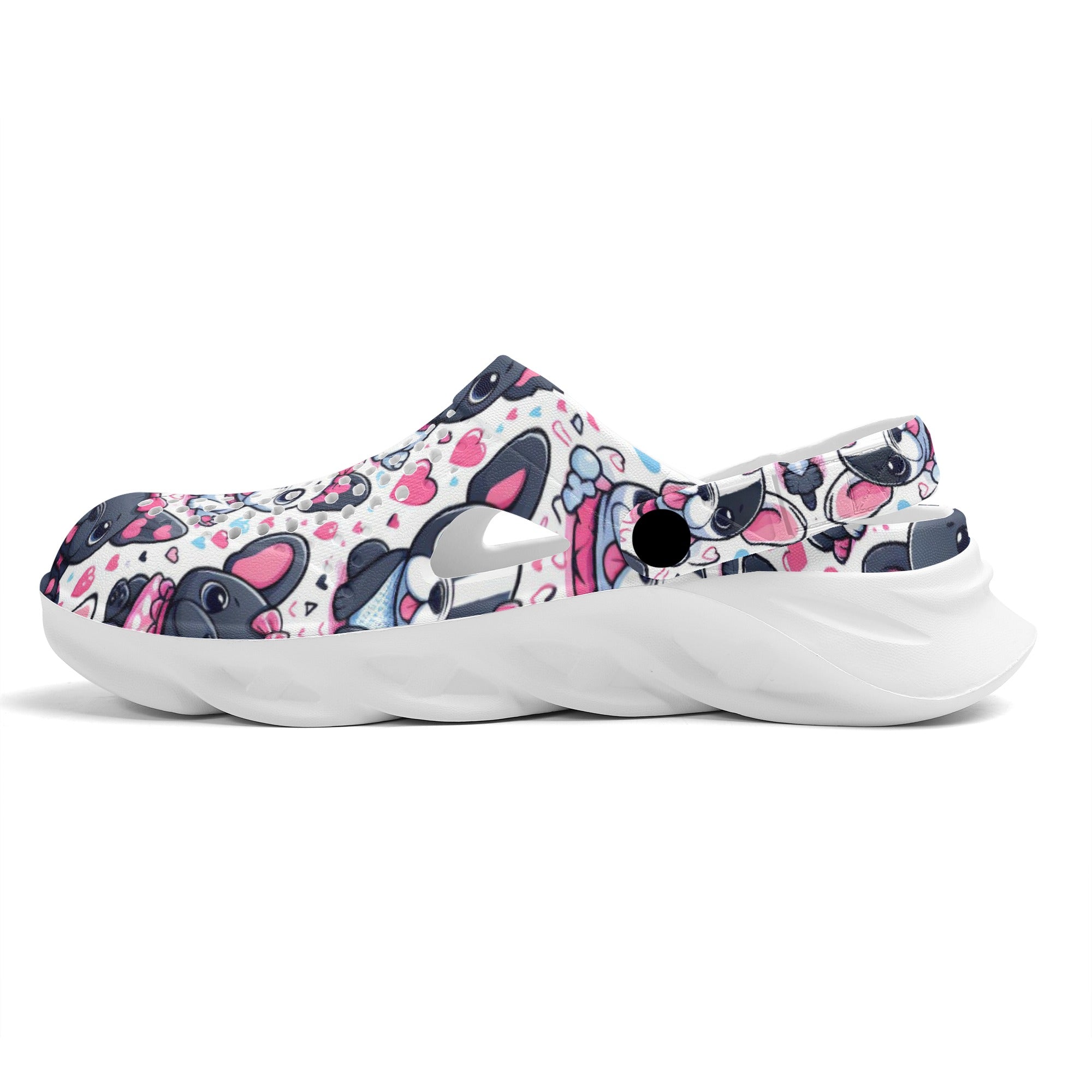 Dixie - Summer Hollow Out Clogs for Frenchie Enthusiasts-fadou
