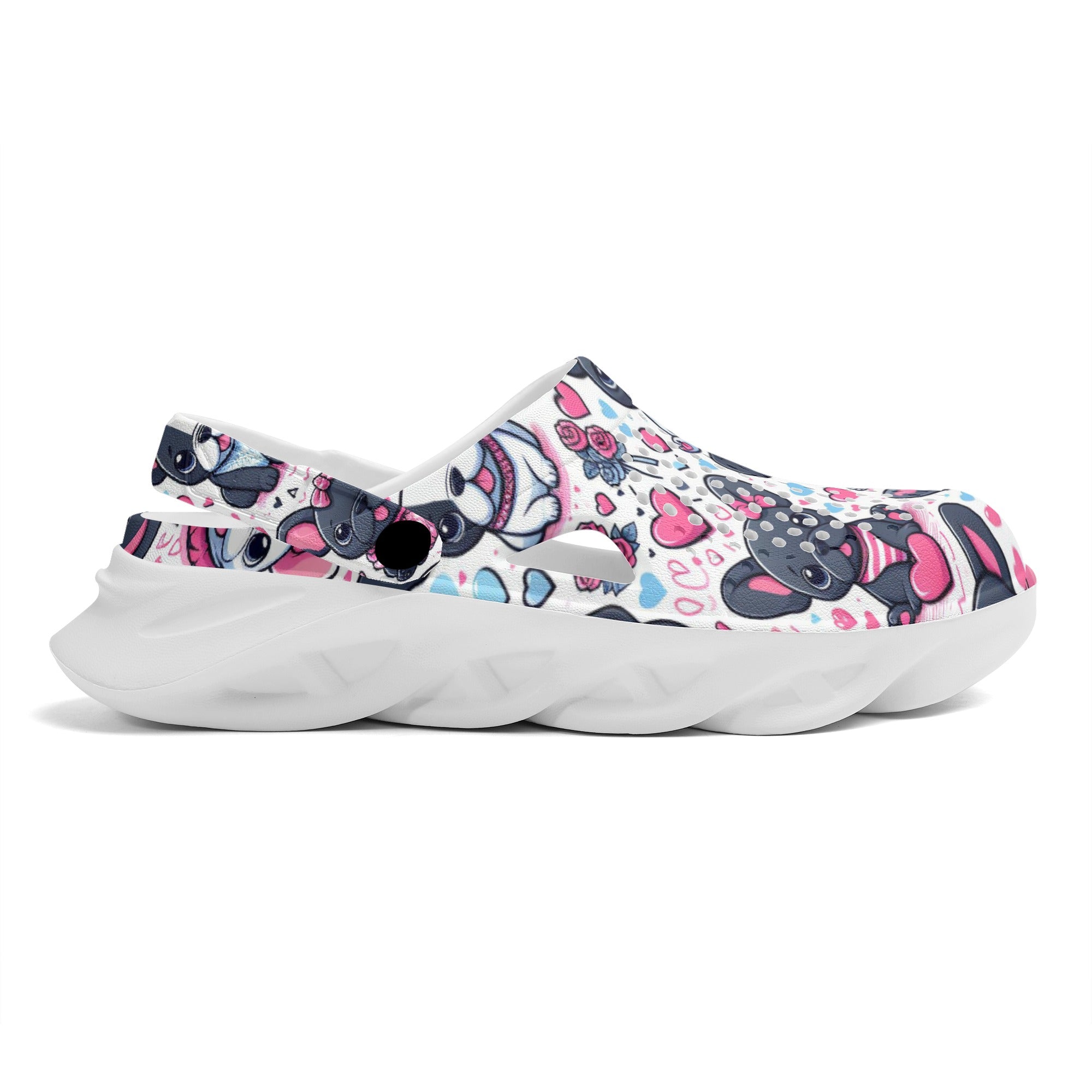 Dixie - Summer Hollow Out Clogs for Frenchie Enthusiasts-fadou