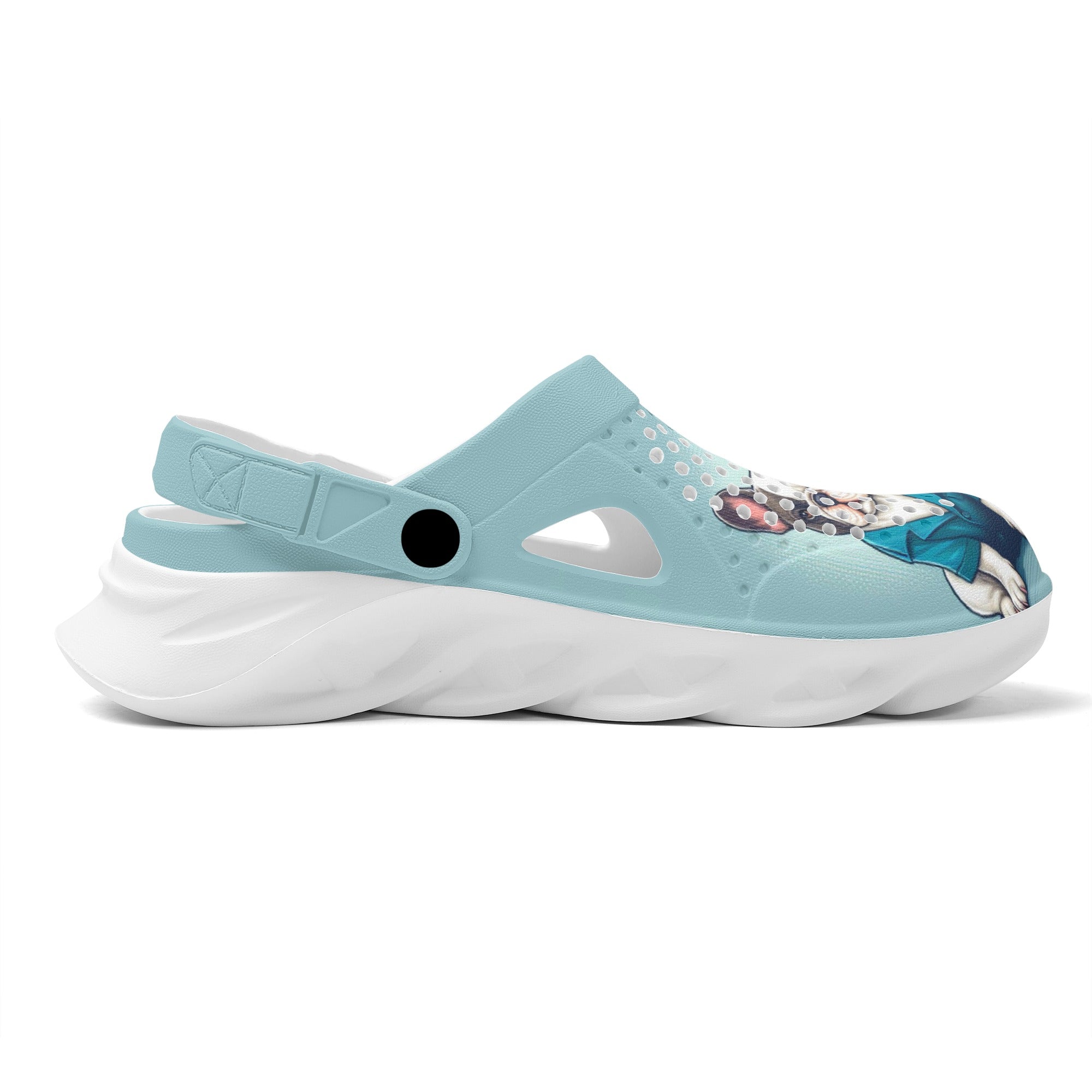 Gracie - Summer Hollow Out Clogs for Frenchie Enthusiasts-fadou