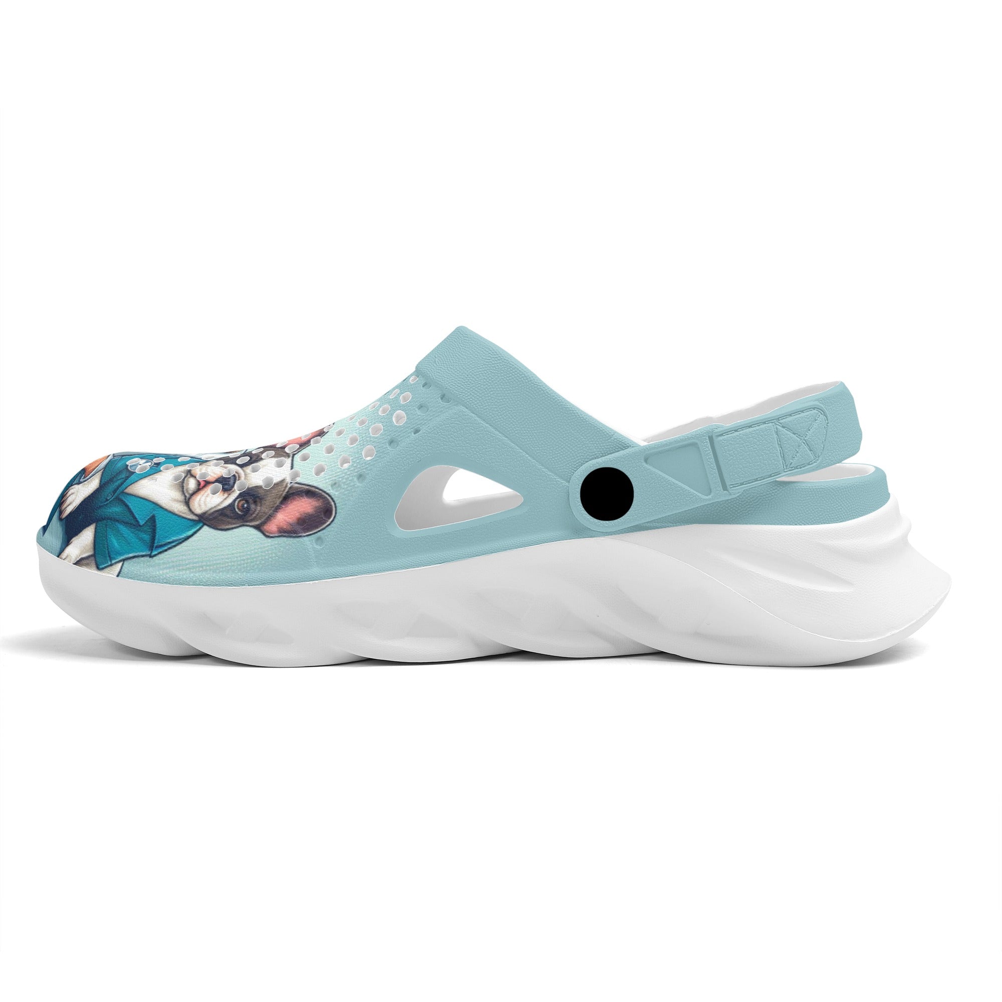 Gracie - Summer Hollow Out Clogs for Frenchie Enthusiasts-fadou