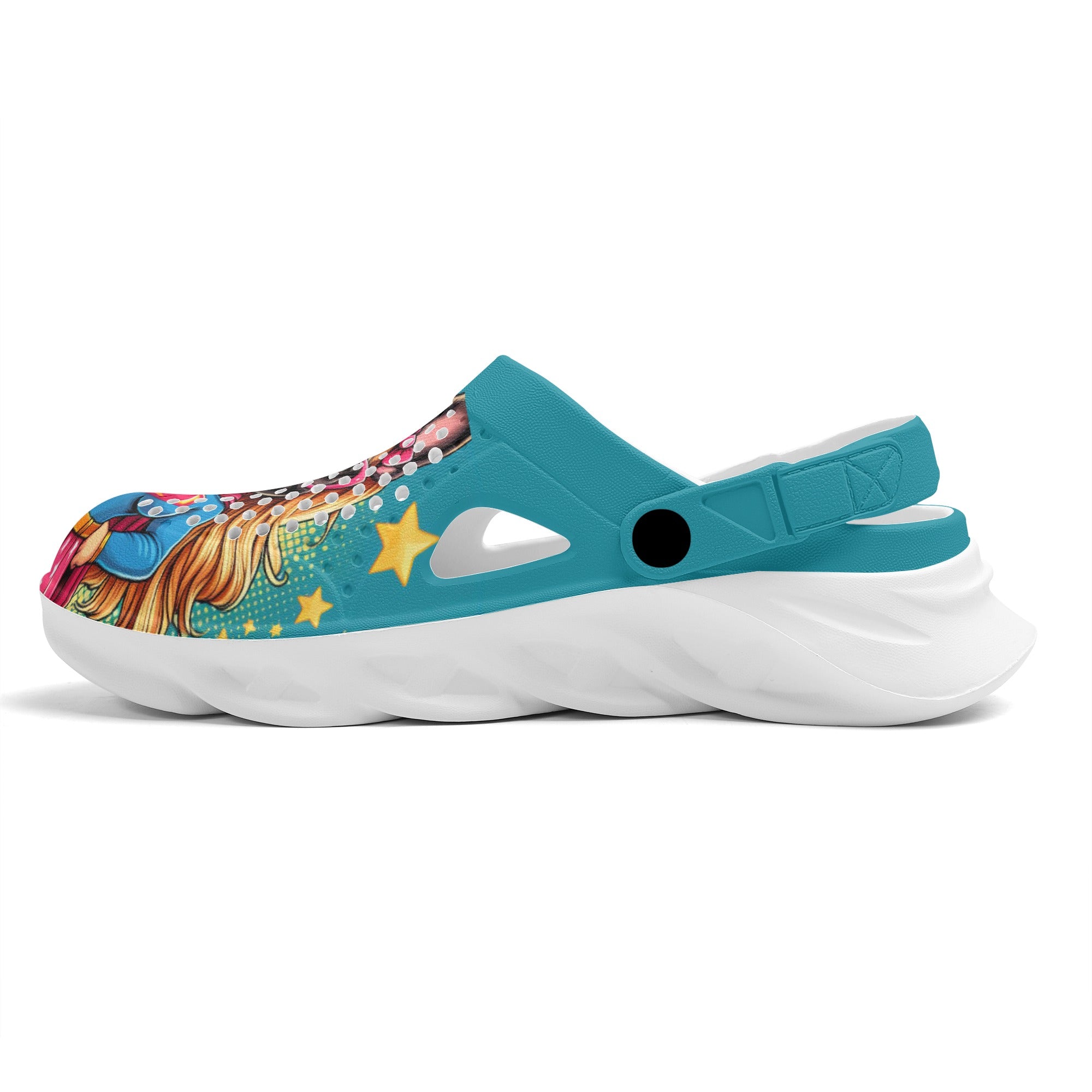 Roxy - Summer Hollow Out Clogs for Frenchie Enthusiasts-fadou