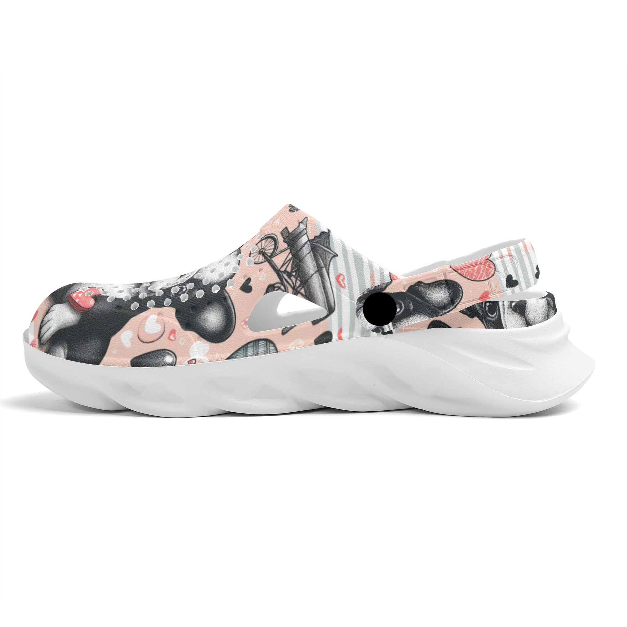 Winnie - Summer Hollow Out Clogs for Frenchie Enthusiasts-fadou