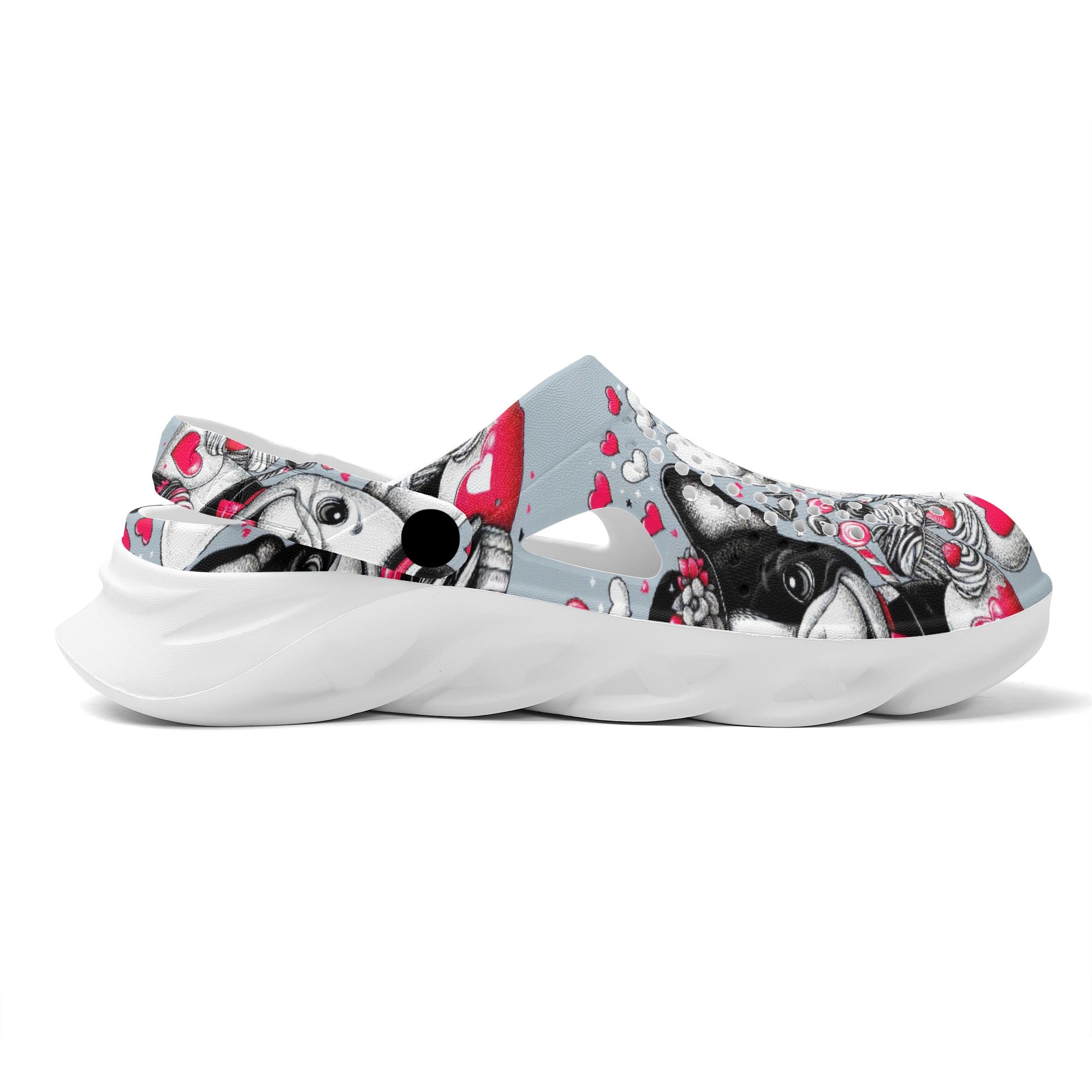 Lucy - Summer Hollow Out Clogs for Frenchie Enthusiasts-fadou