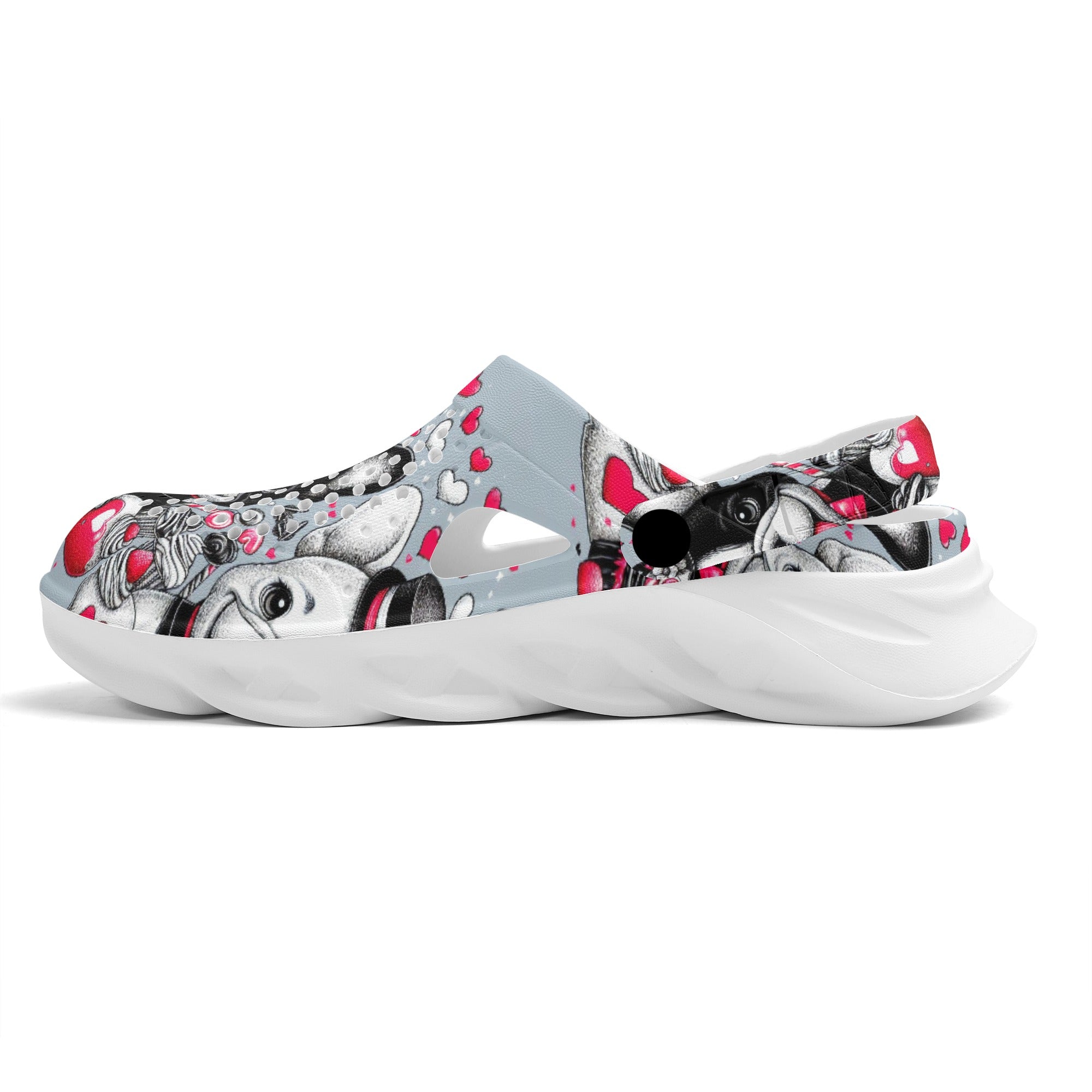 Lucy - Summer Hollow Out Clogs for Frenchie Enthusiasts-fadou