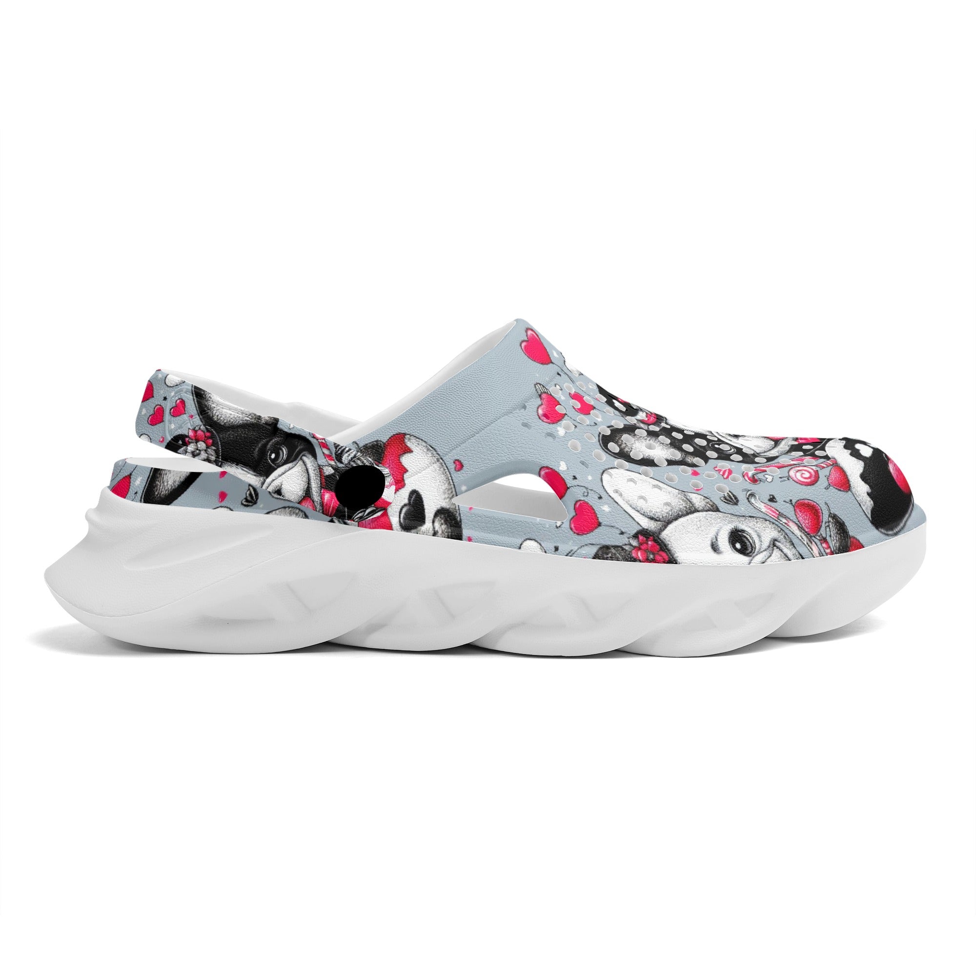 Lucy - Summer Hollow Out Clogs for Frenchie Enthusiasts-fadou