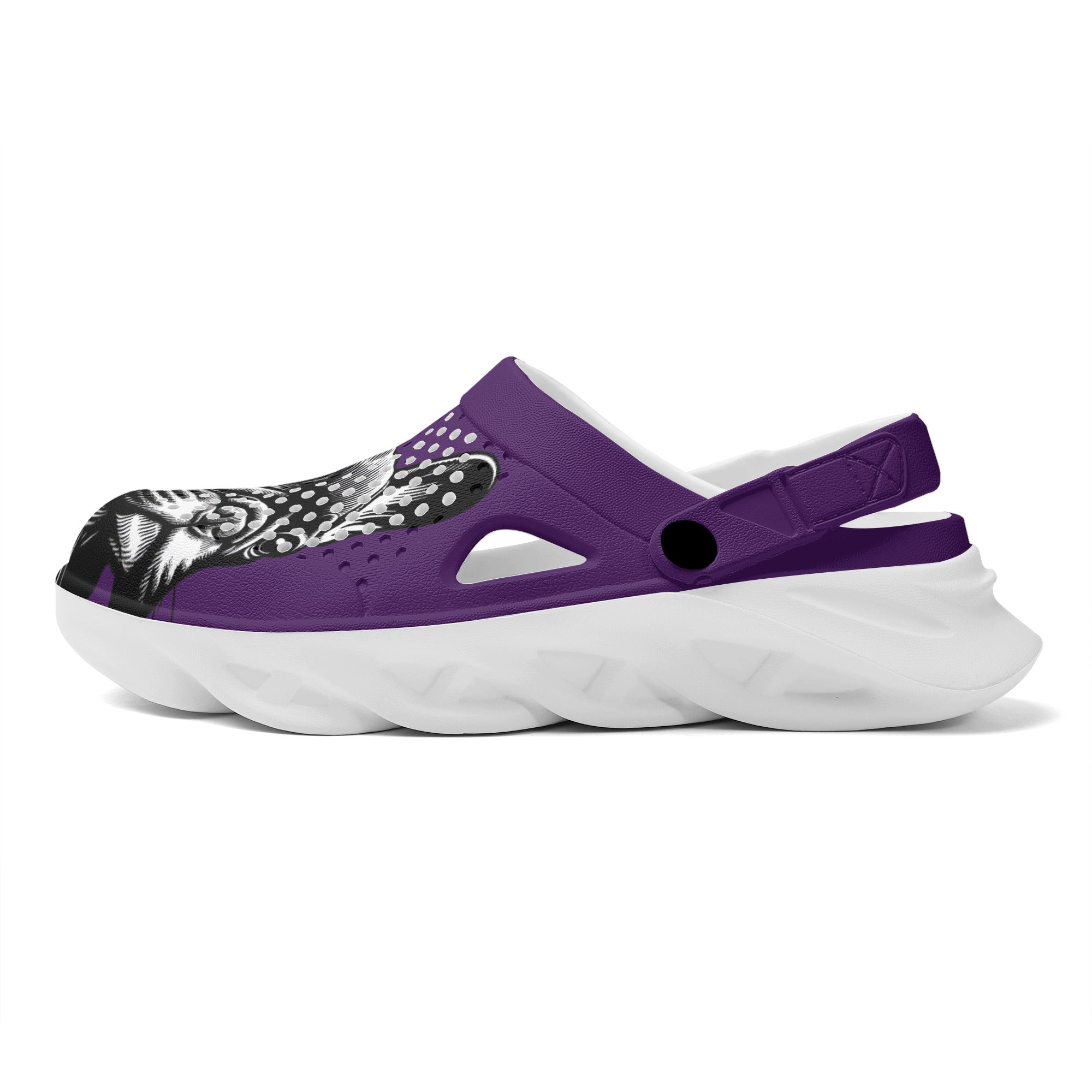 Kona - Summer Hollow Out Clogs for Frenchie Enthusiasts-fadou