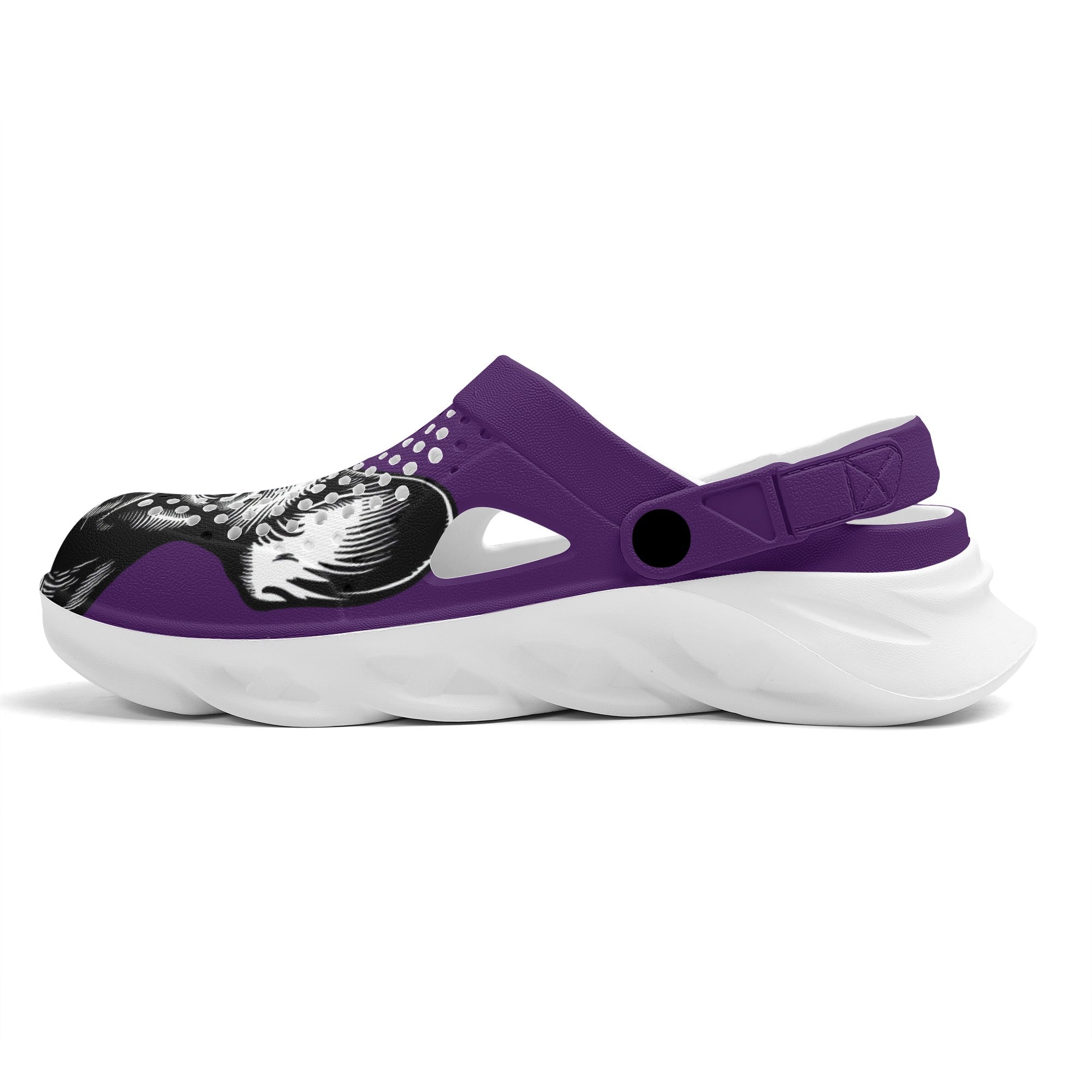 Kona - Summer Hollow Out Clogs for Frenchie Enthusiasts-fadou