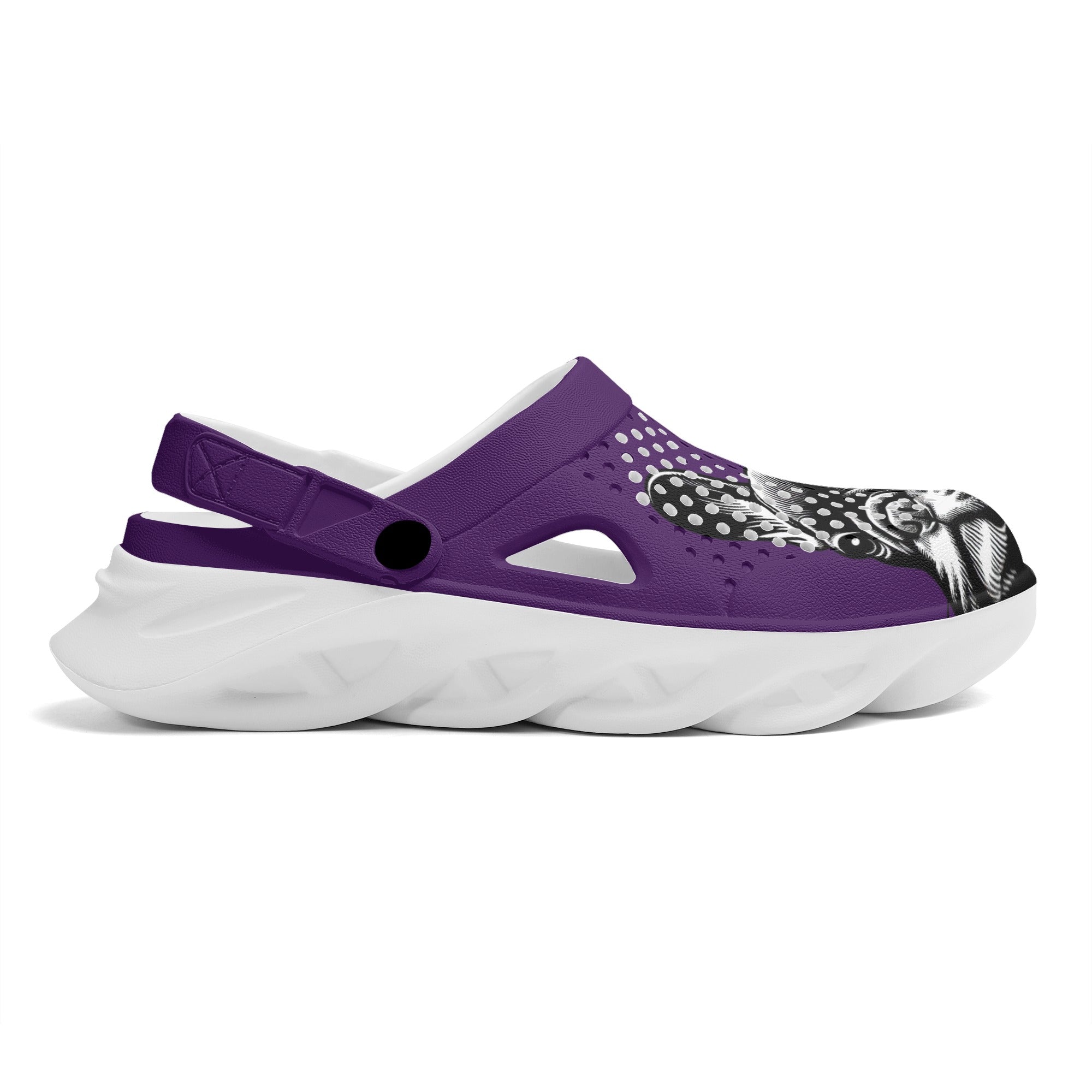 Kona - Summer Hollow Out Clogs for Frenchie Enthusiasts-fadou