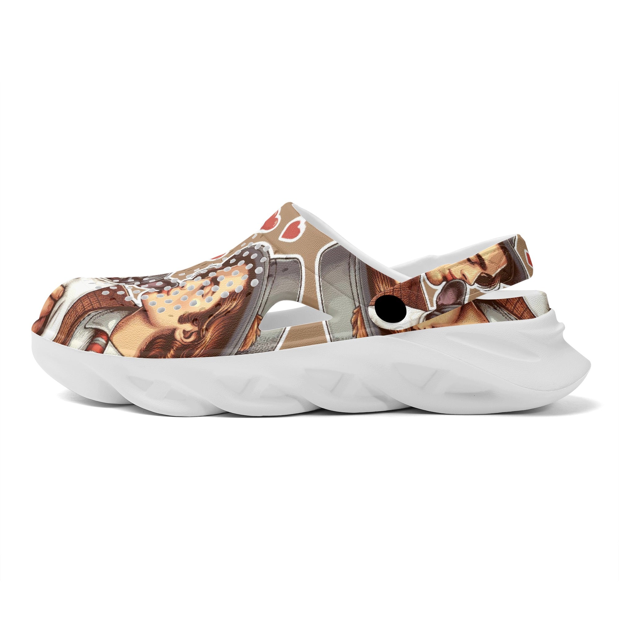 Lily - Summer Hollow Out Clogs for Frenchie Enthusiasts-fadou