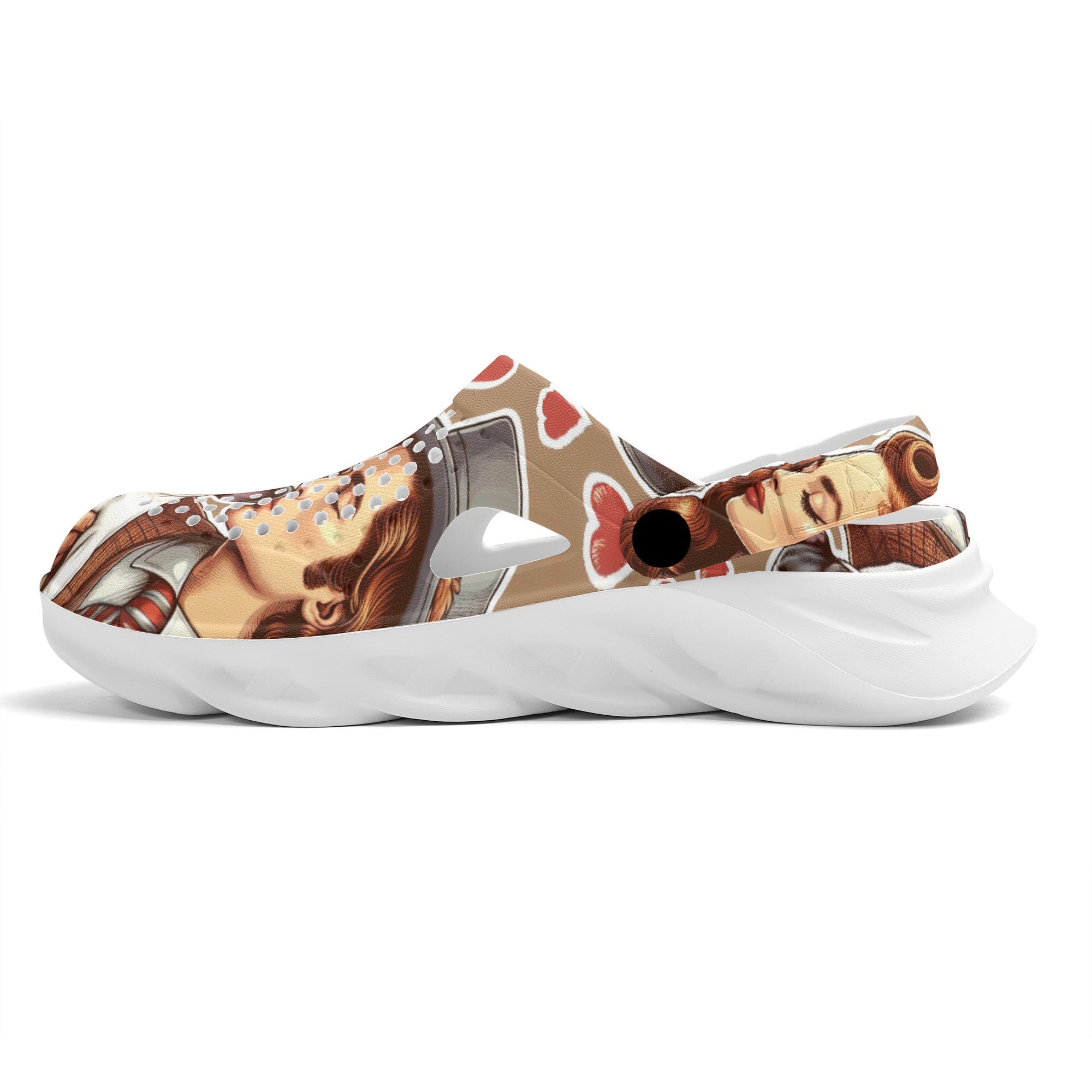 Lily - Summer Hollow Out Clogs for Frenchie Enthusiasts-fadou